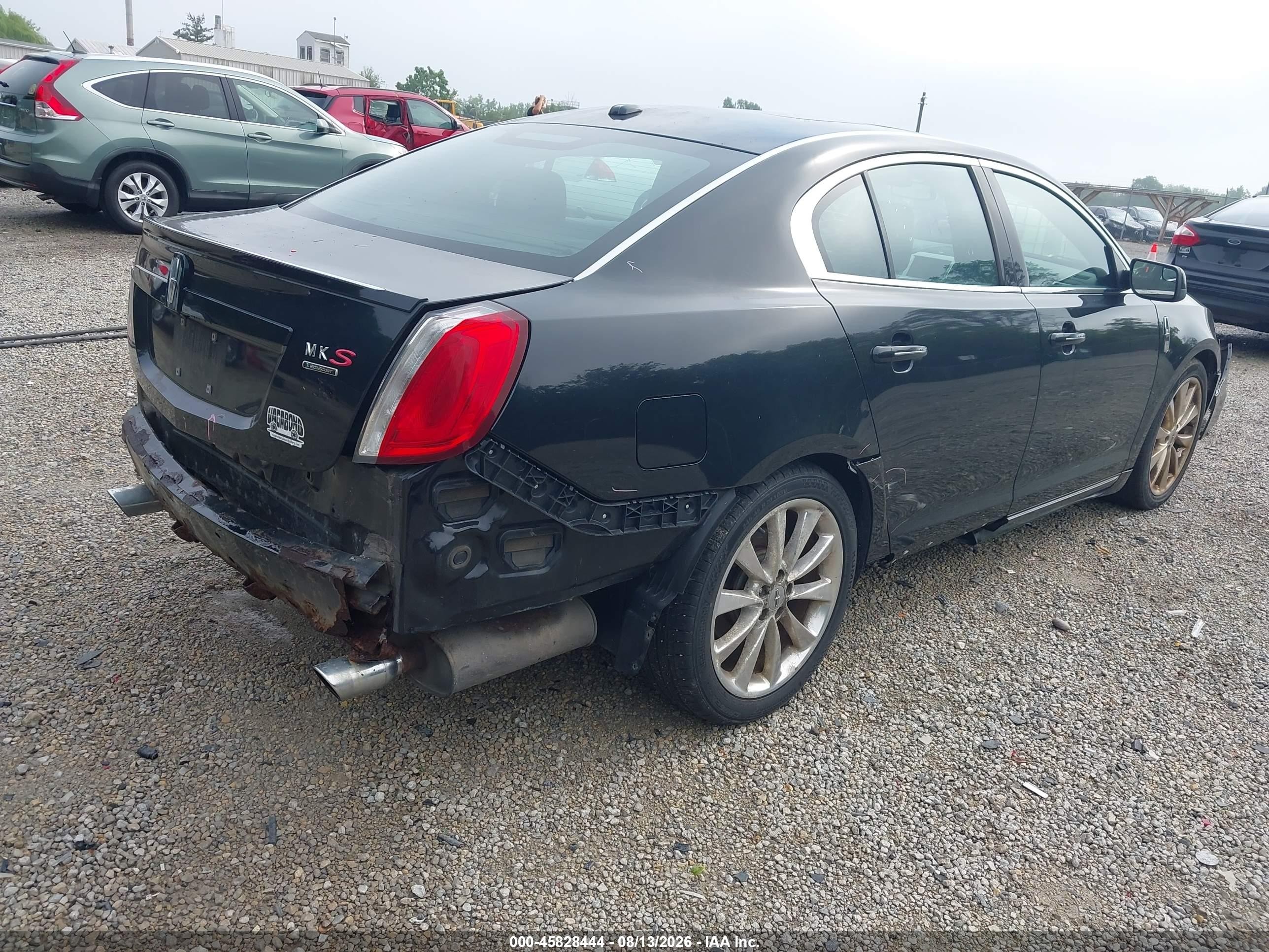 2011 Lincoln Mks Ecoboost Black vin: 1LNHL9FT1BG609328