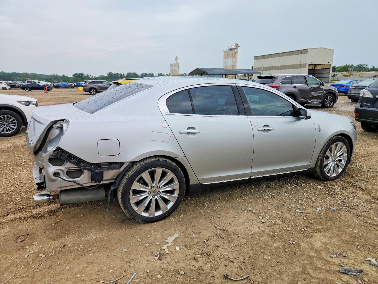 2013 Lincoln Mks Silver vin: 1LNHL9FT1DG615651