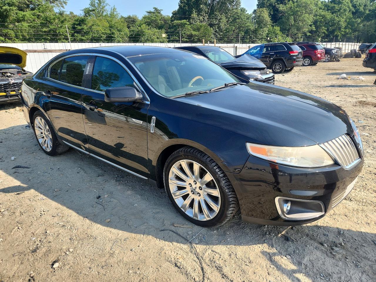 2012 Lincoln Mks Black vin: 1LNHL9FT2CG805585