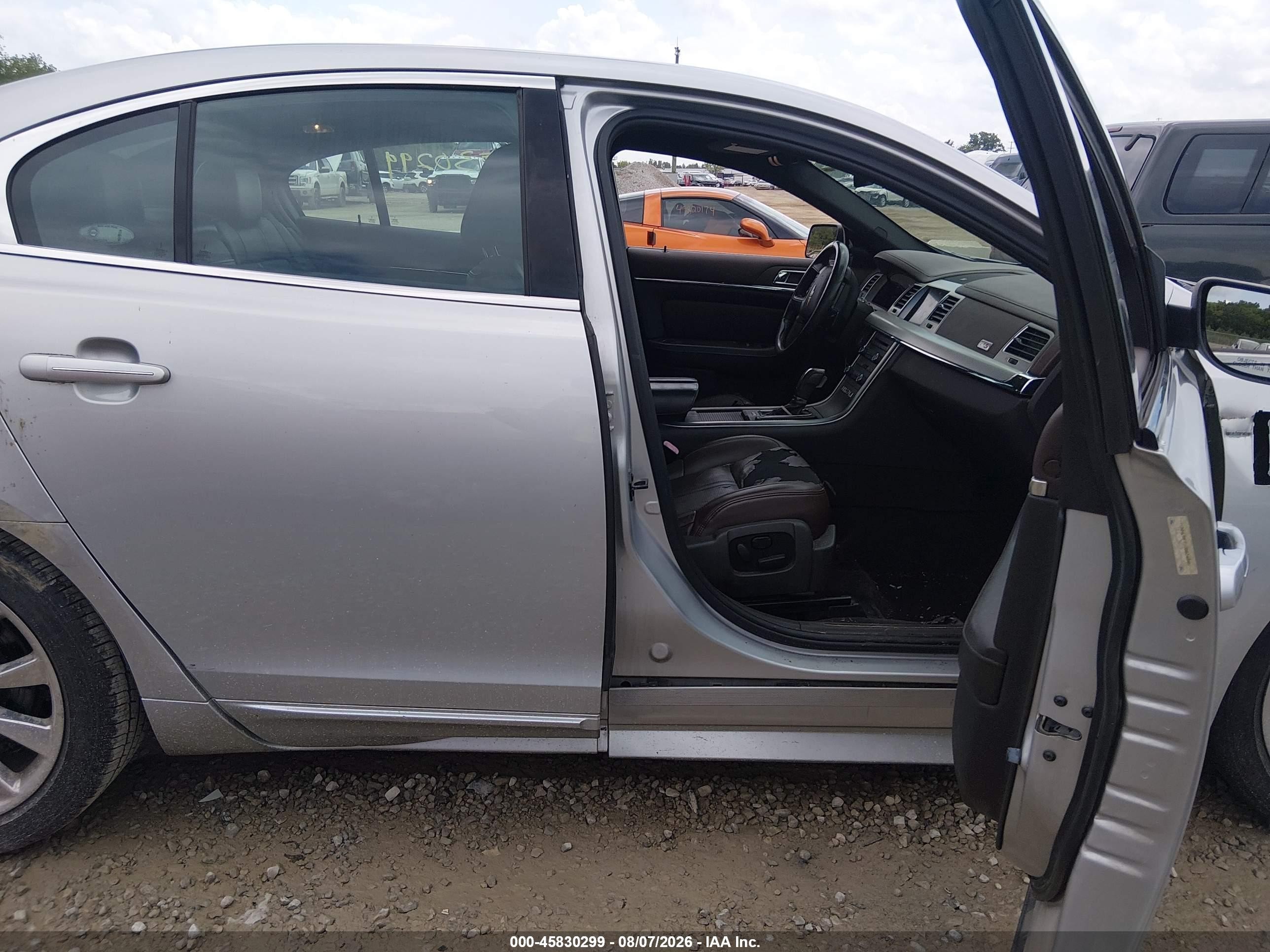 2012 Lincoln Mks Ecoboost Silver vin: 1LNHL9FT3CG804848
