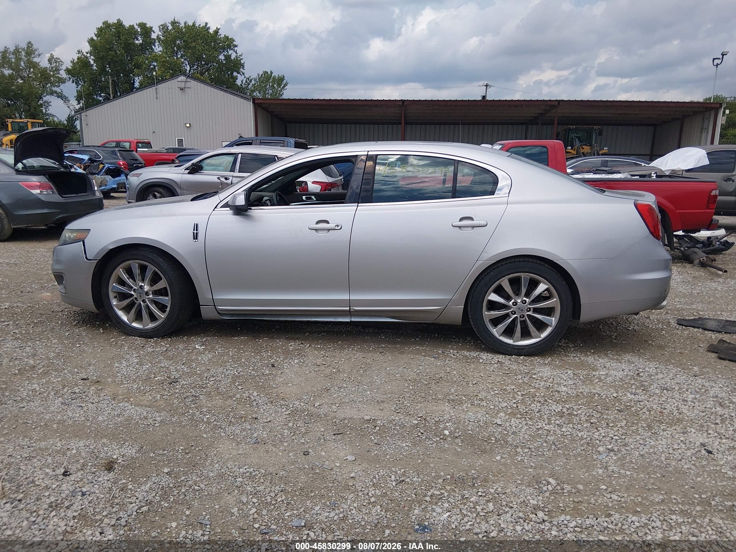2012 Lincoln Mks Ecoboost Silver vin: 1LNHL9FT3CG804848