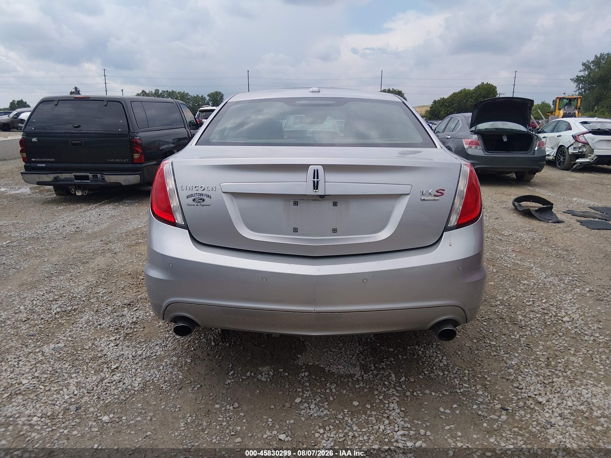 2012 Lincoln Mks Ecoboost Silver vin: 1LNHL9FT3CG804848