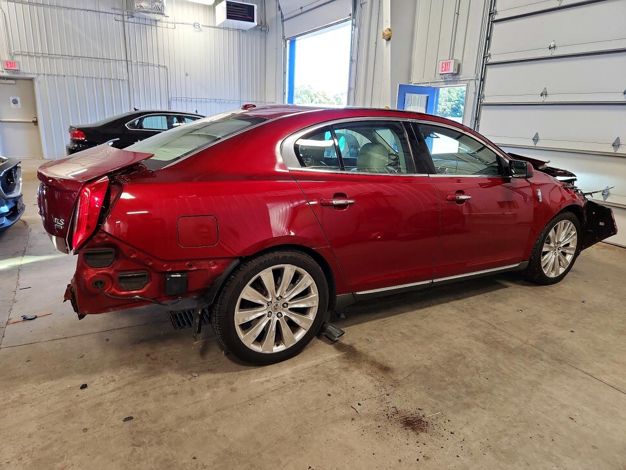 2013 Lincoln Mks Maroon vin: 1LNHL9FT3DG614534