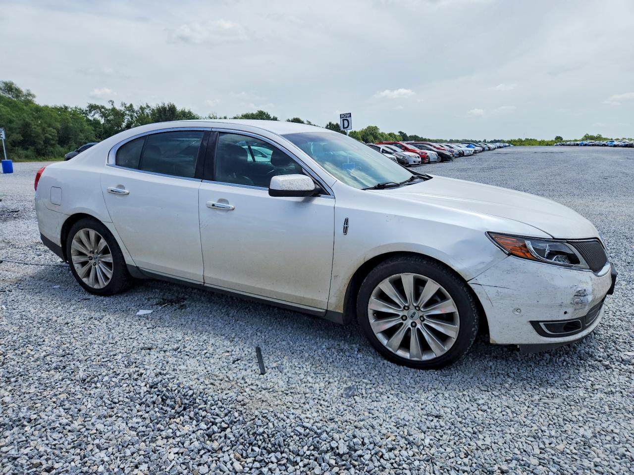 2013 Lincoln Mks White vin: 1LNHL9FT3DG617188