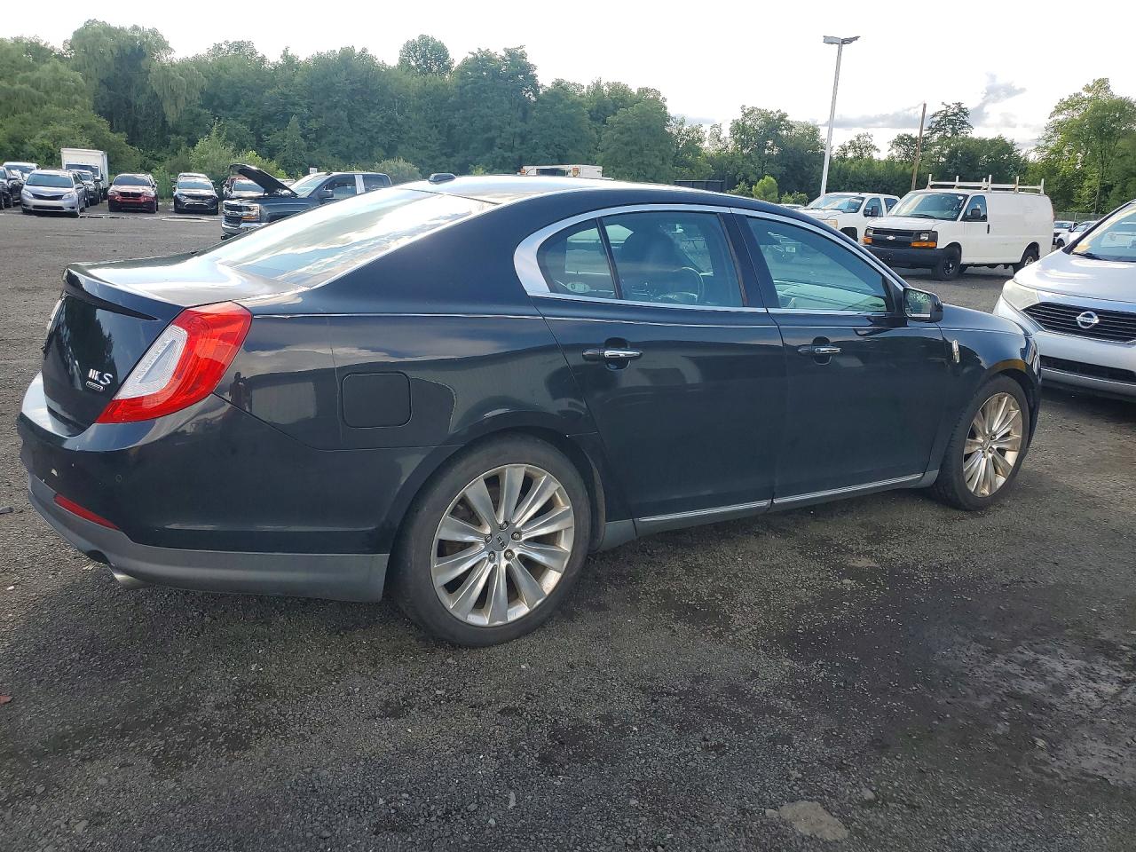 2014 Lincoln Mks Black vin: 1LNHL9FT3EG600067