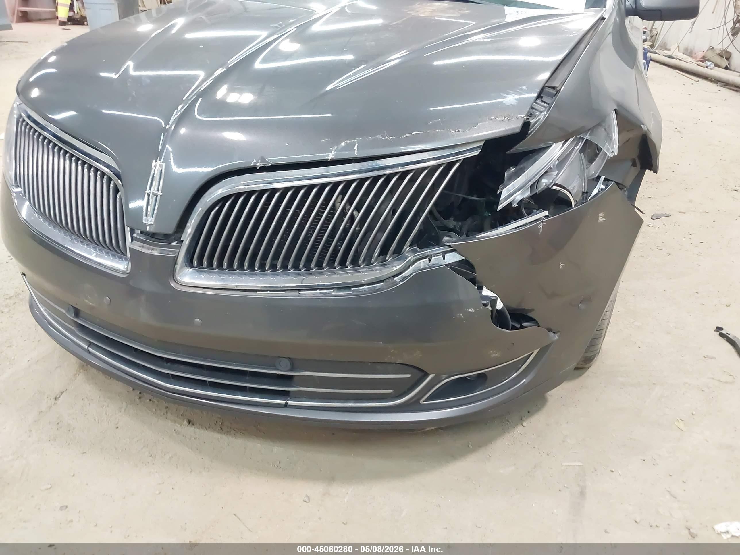 2015 Lincoln Mks Ecoboost Серый vin: 1LNHL9FT3FG601110