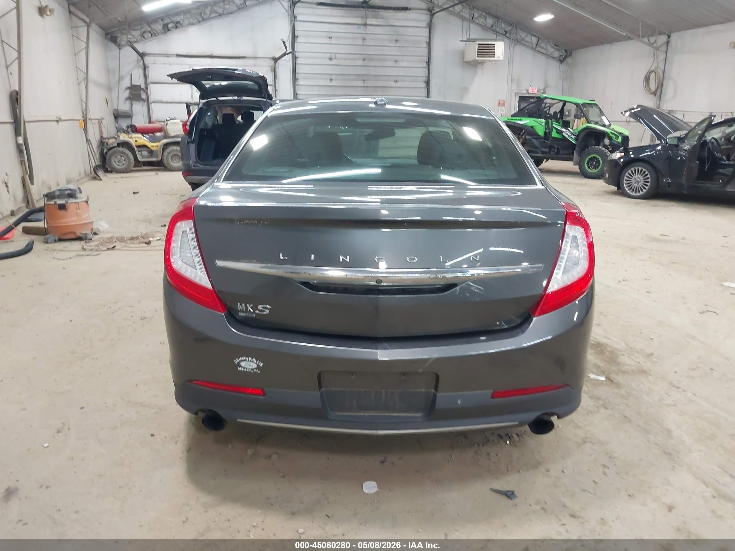 2015 Lincoln Mks Ecoboost Серый vin: 1LNHL9FT3FG601110