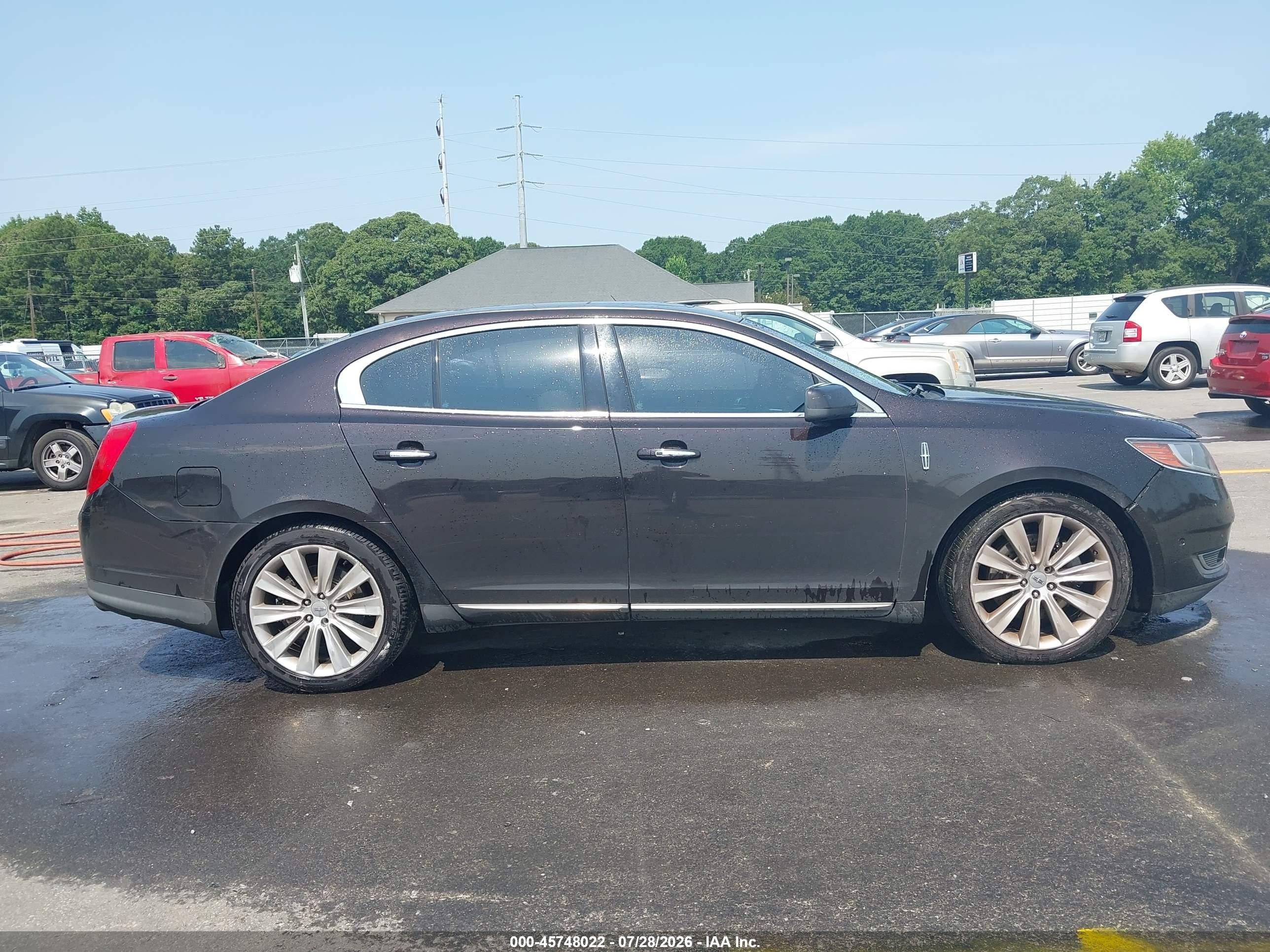 2013 Lincoln Mks Ecoboost Black vin: 1LNHL9FT4DG617426