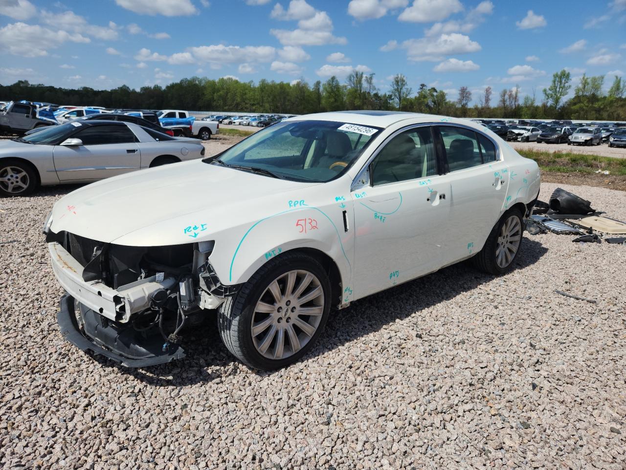2012 Lincoln Mks White vin: 1LNHL9FT5CG801546