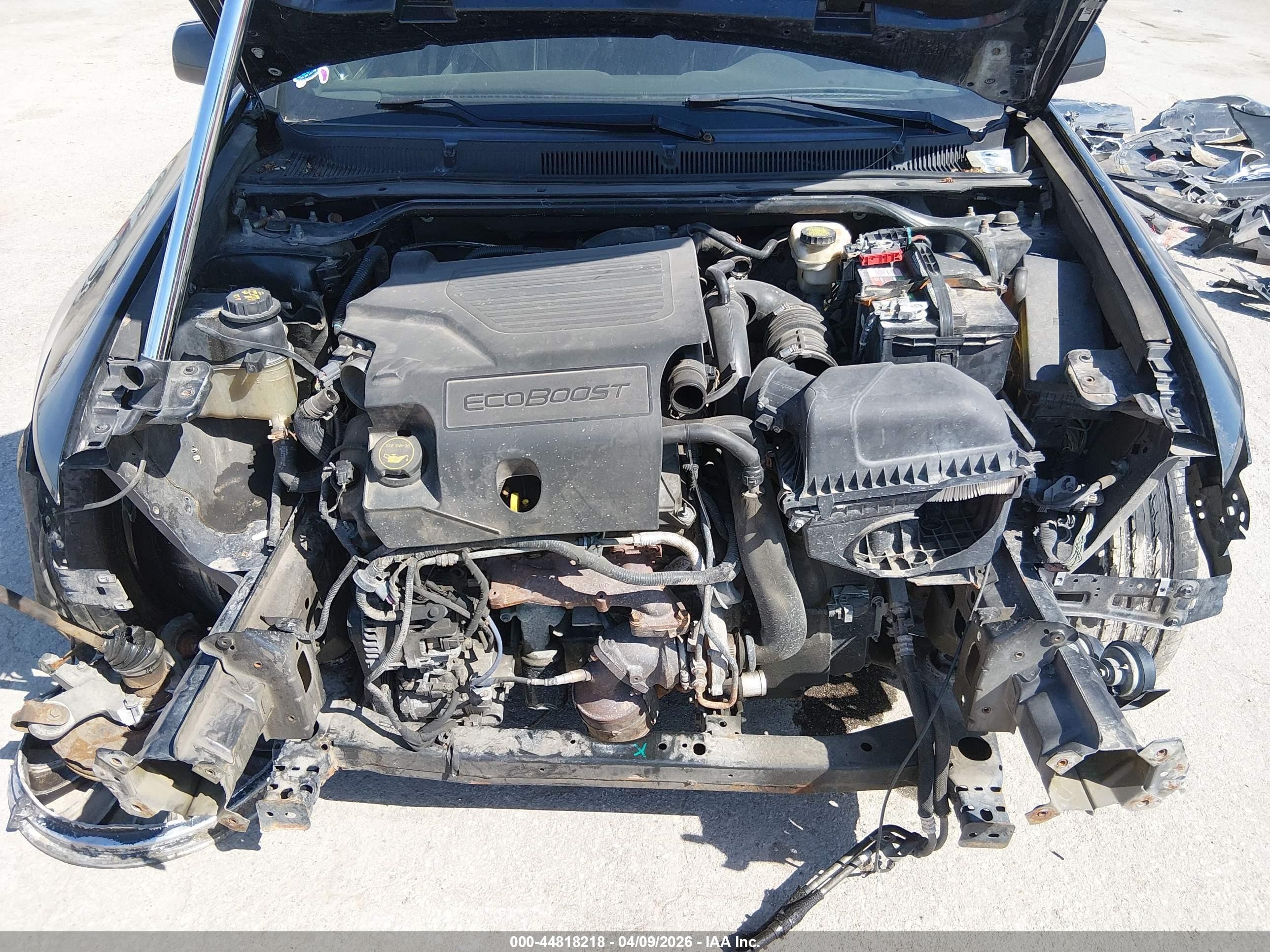2013 Lincoln Mks Ecoboost Черный vin: 1LNHL9FT5DG601235