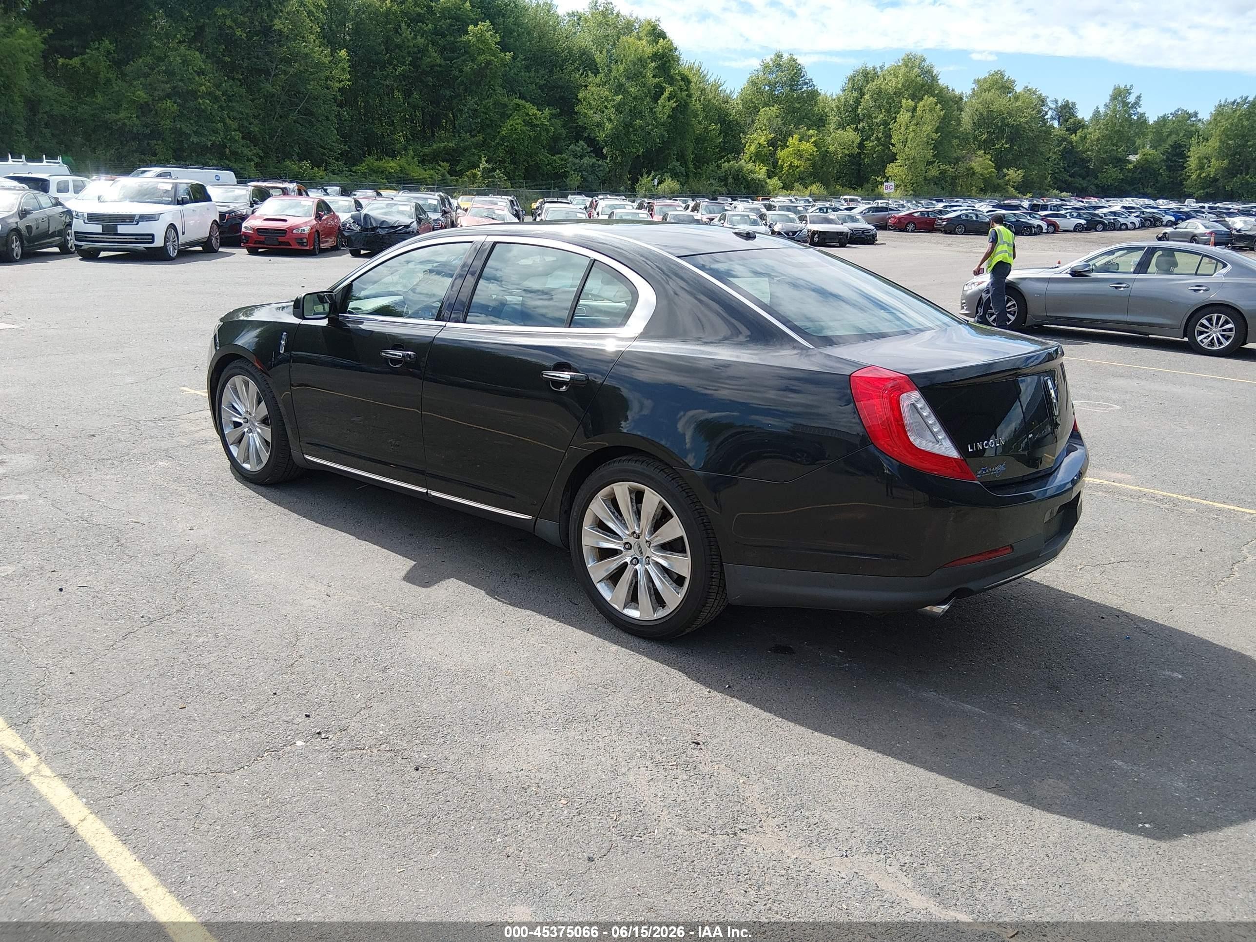 2013 Lincoln Mks Ecoboost Черный vin: 1LNHL9FT5DG603325