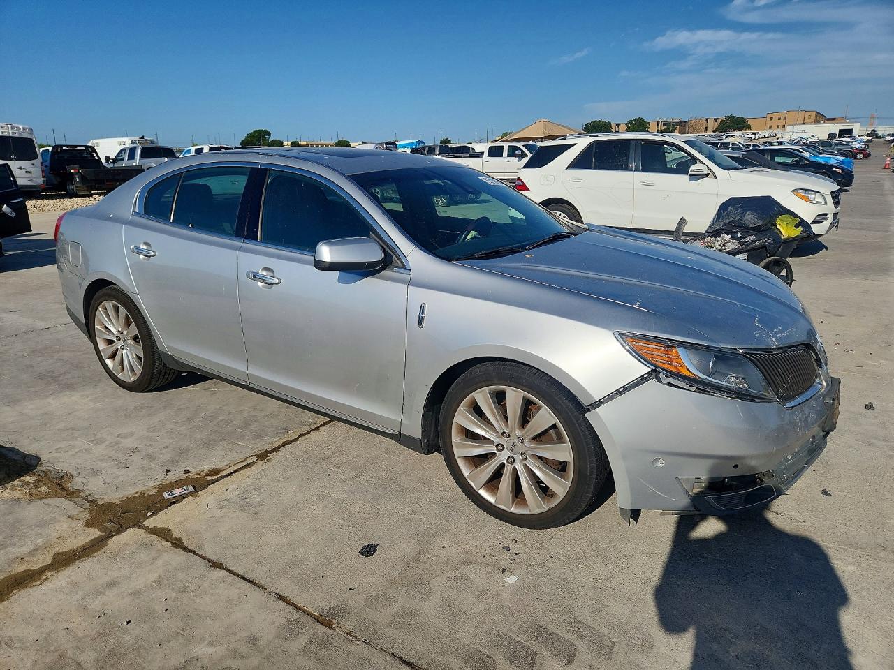 2013 Lincoln Mks Silver vin: 1LNHL9FT5DG605995
