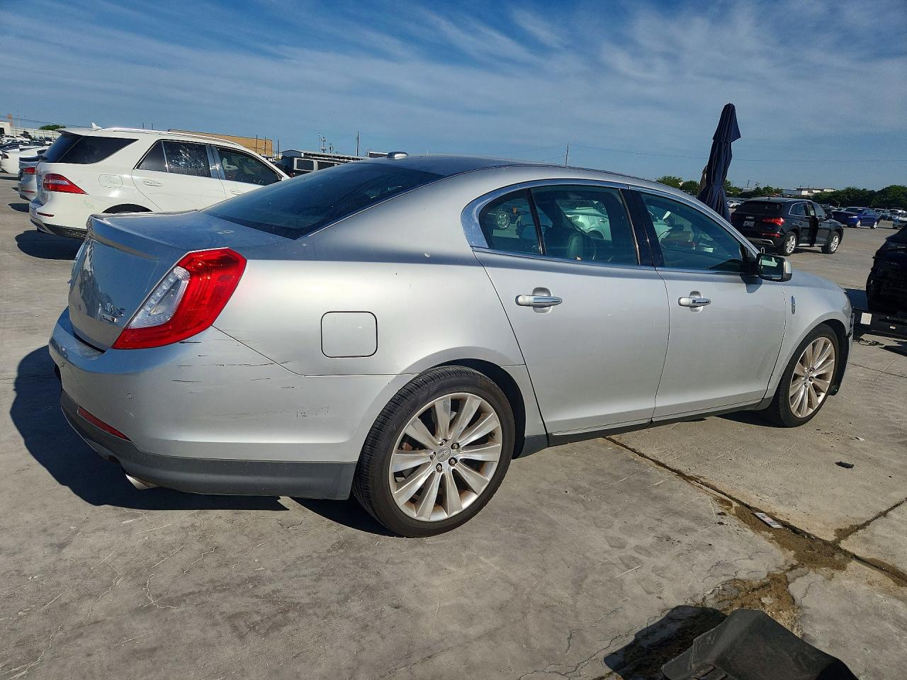 2013 Lincoln Mks Silver vin: 1LNHL9FT5DG605995