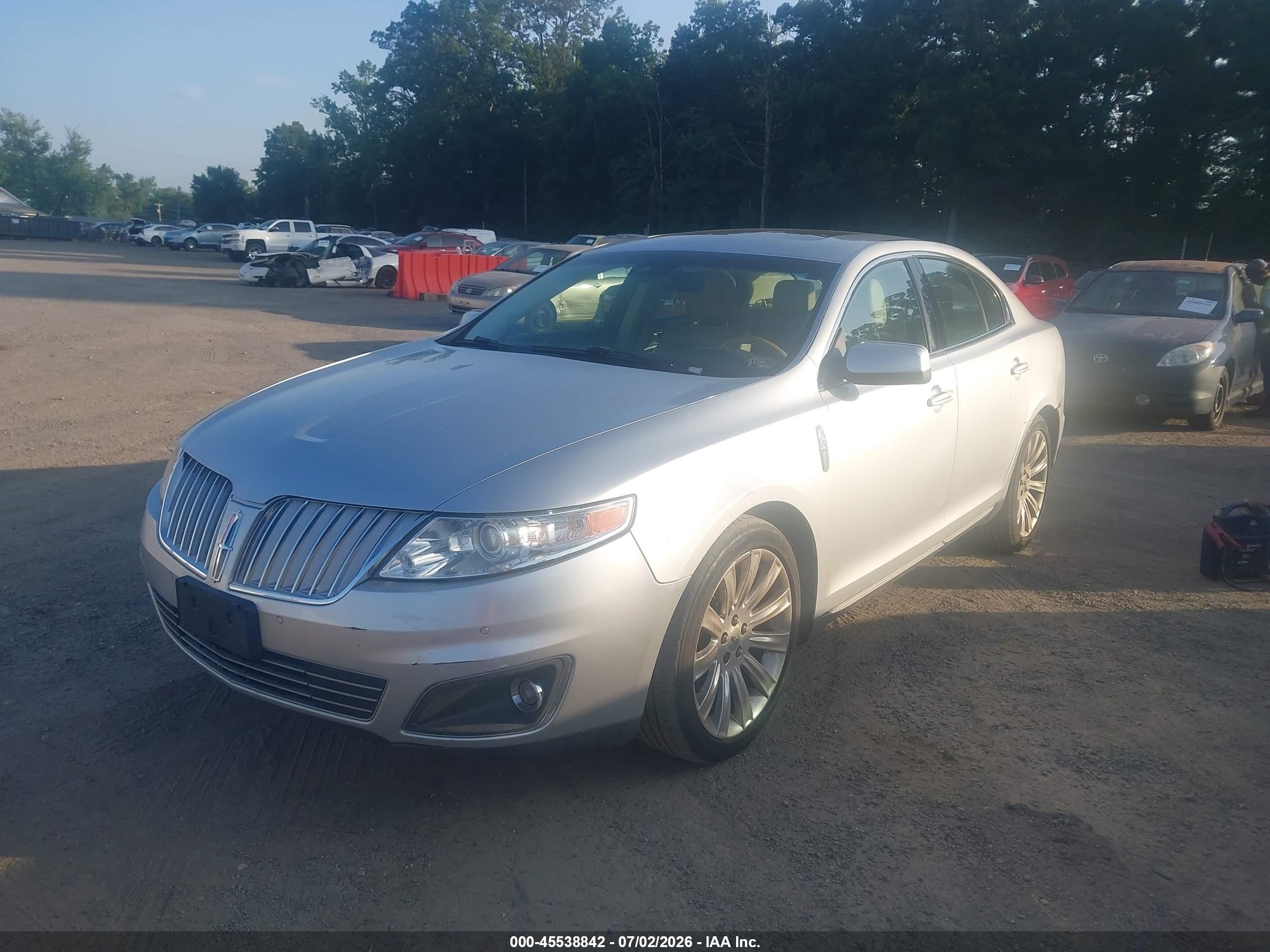 2010 Lincoln Mks Ecoboost Silver vin: 1LNHL9FT6AG600767