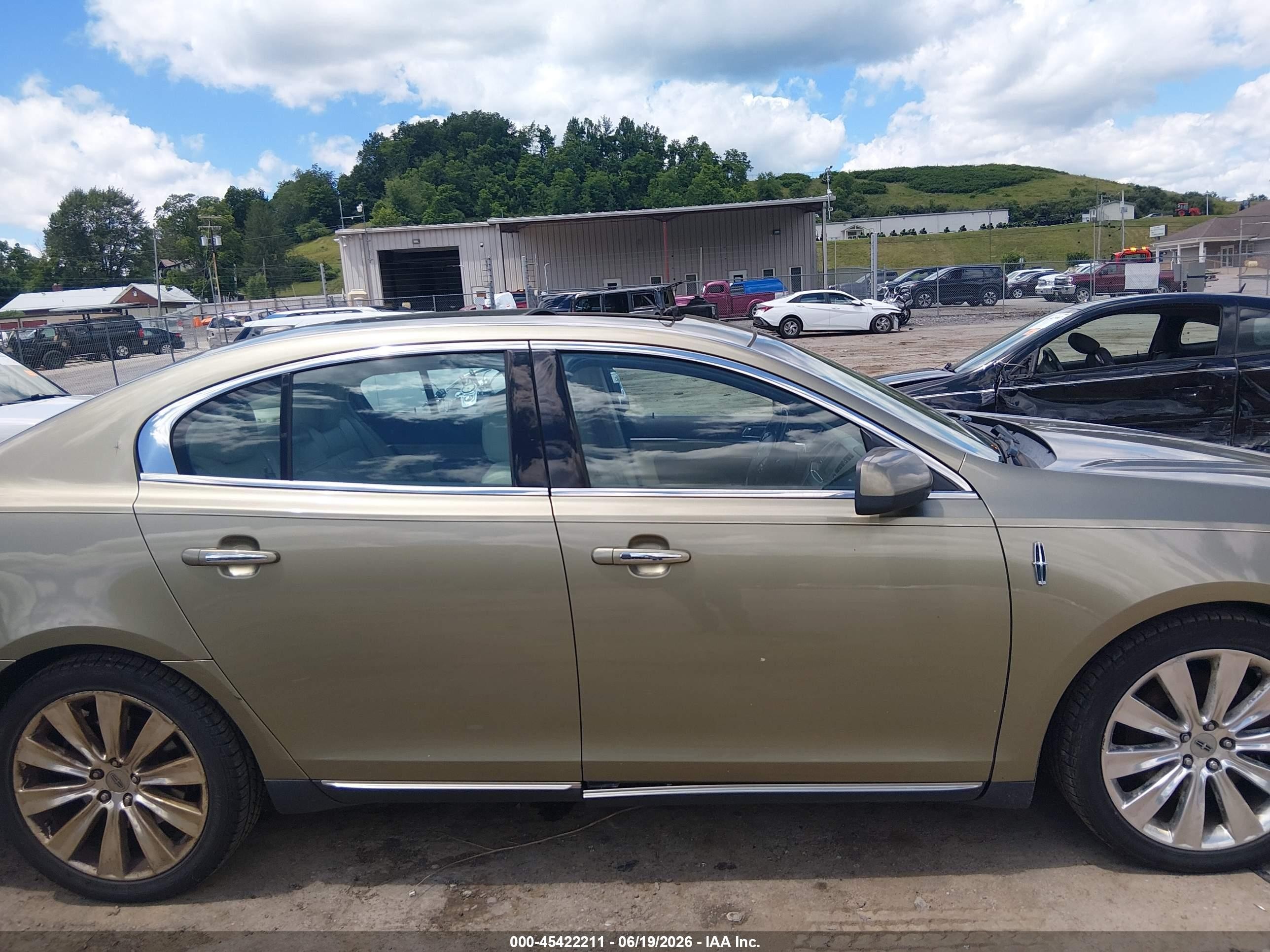 2013 Lincoln Mks Ecoboost Green vin: 1LNHL9FT6DG605326
