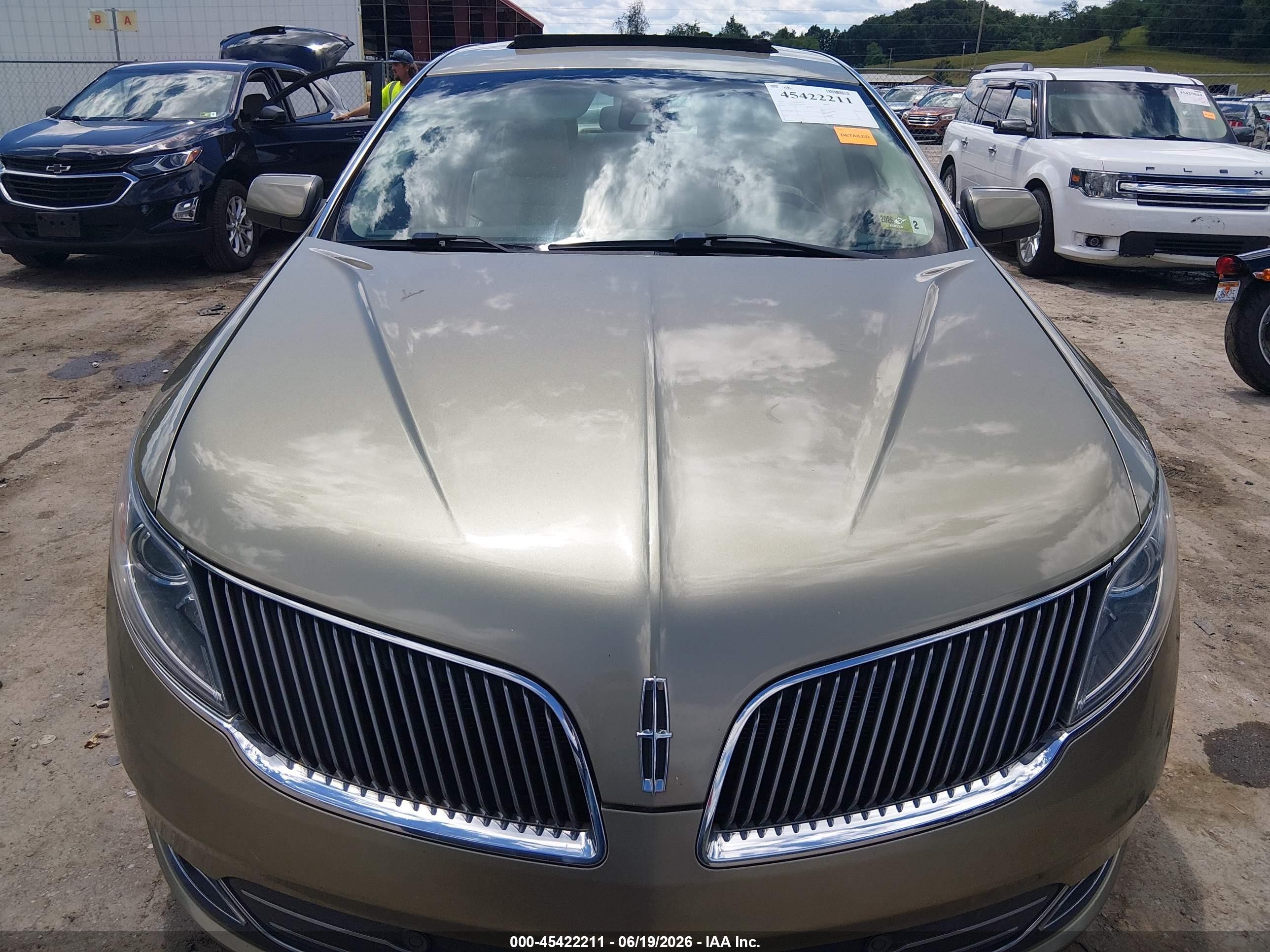 2013 Lincoln Mks Ecoboost Green vin: 1LNHL9FT6DG605326