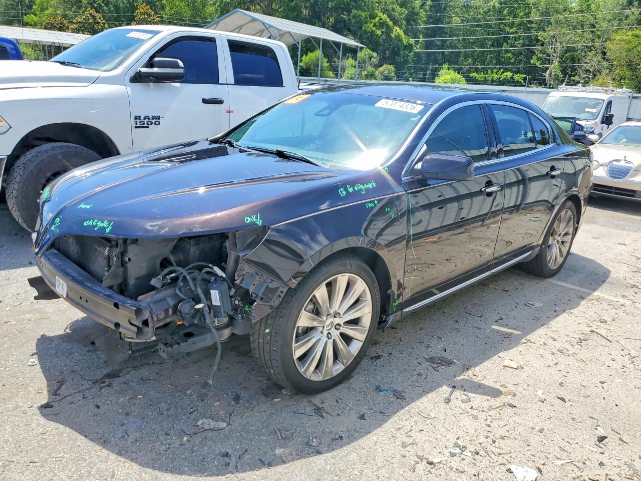 2013 Lincoln Mks Brown vin: 1LNHL9FT6DG608727