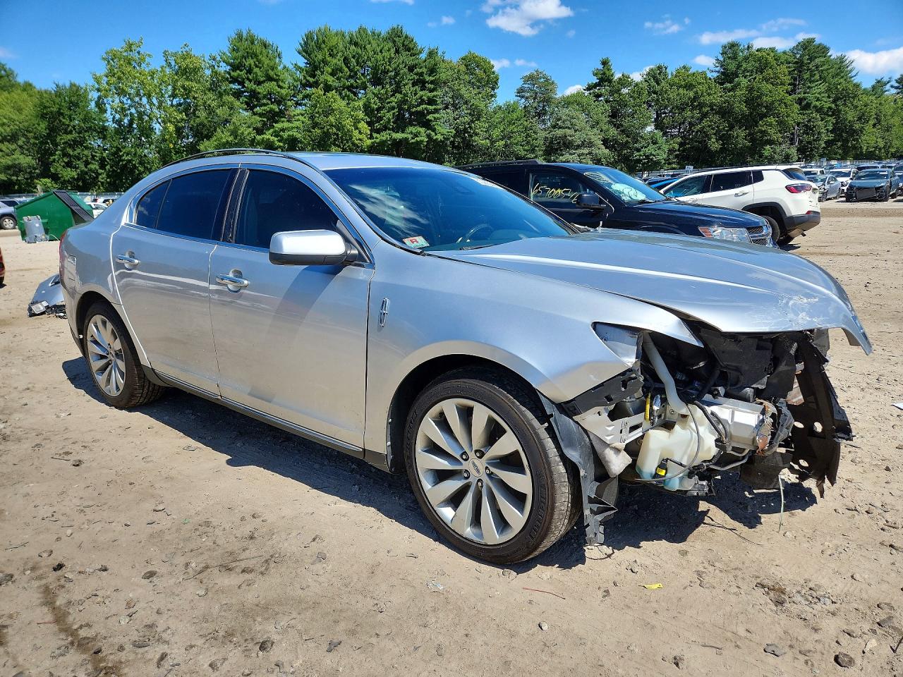 2013 Lincoln Mks Серебряный vin: 1LNHL9FT7DG614388