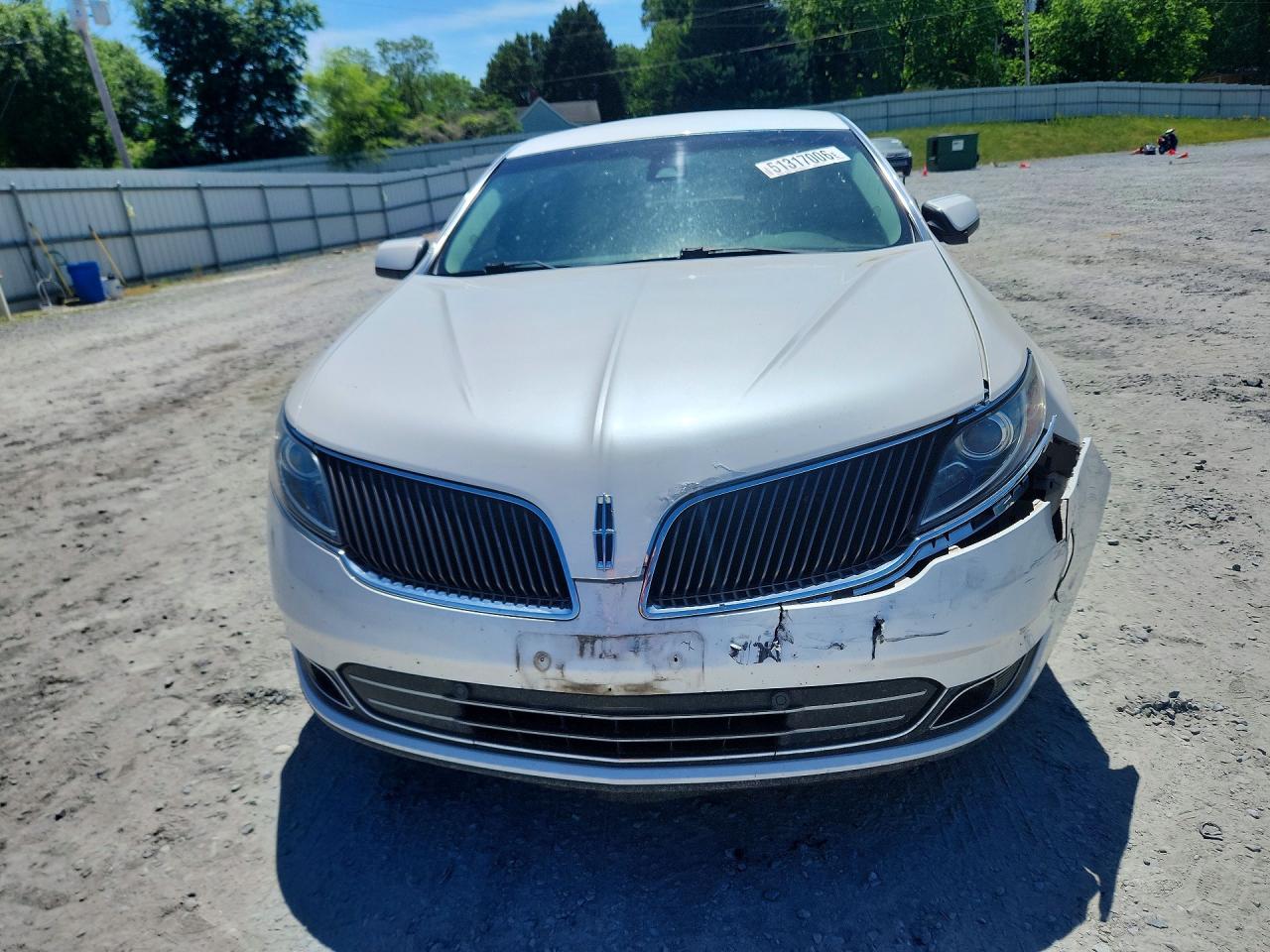 2015 Lincoln Mks White vin: 1LNHL9FT7FG603233