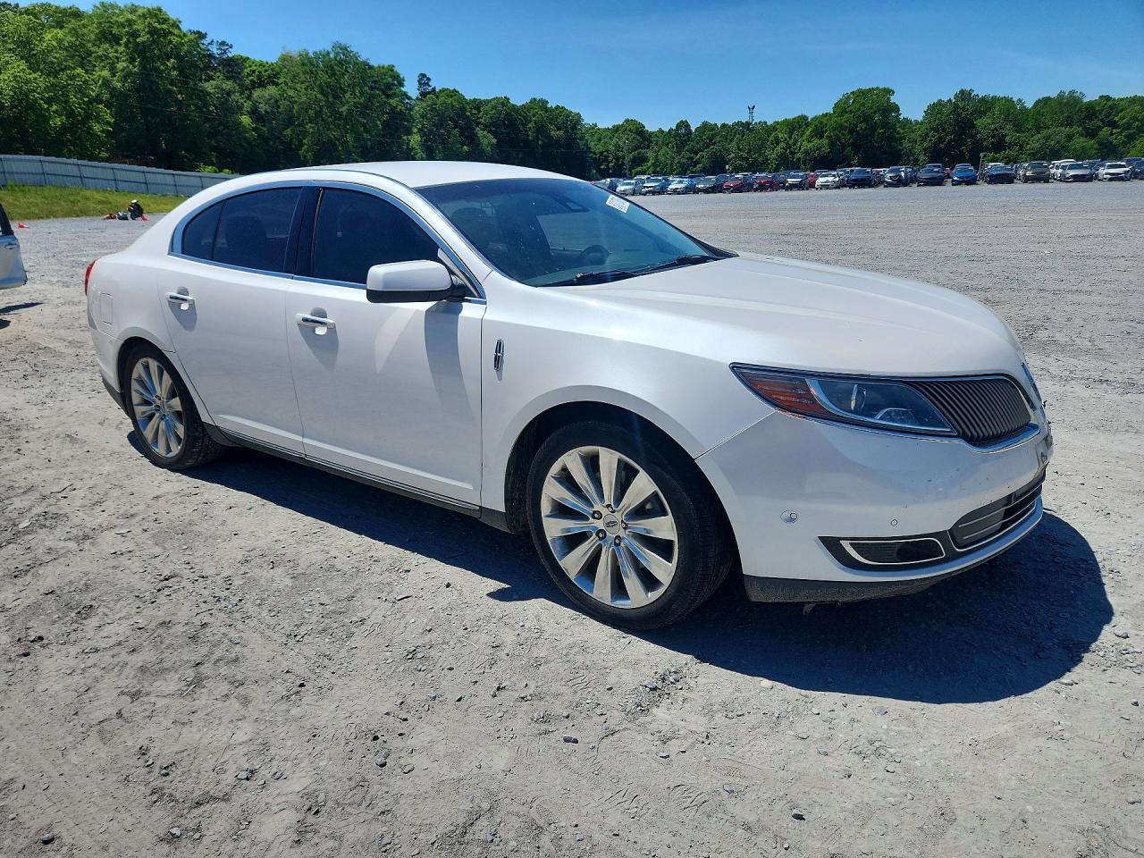 2015 Lincoln Mks White vin: 1LNHL9FT7FG603233