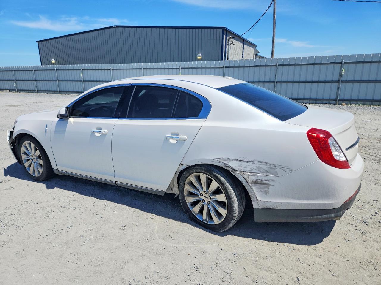 2015 Lincoln Mks White vin: 1LNHL9FT7FG603233