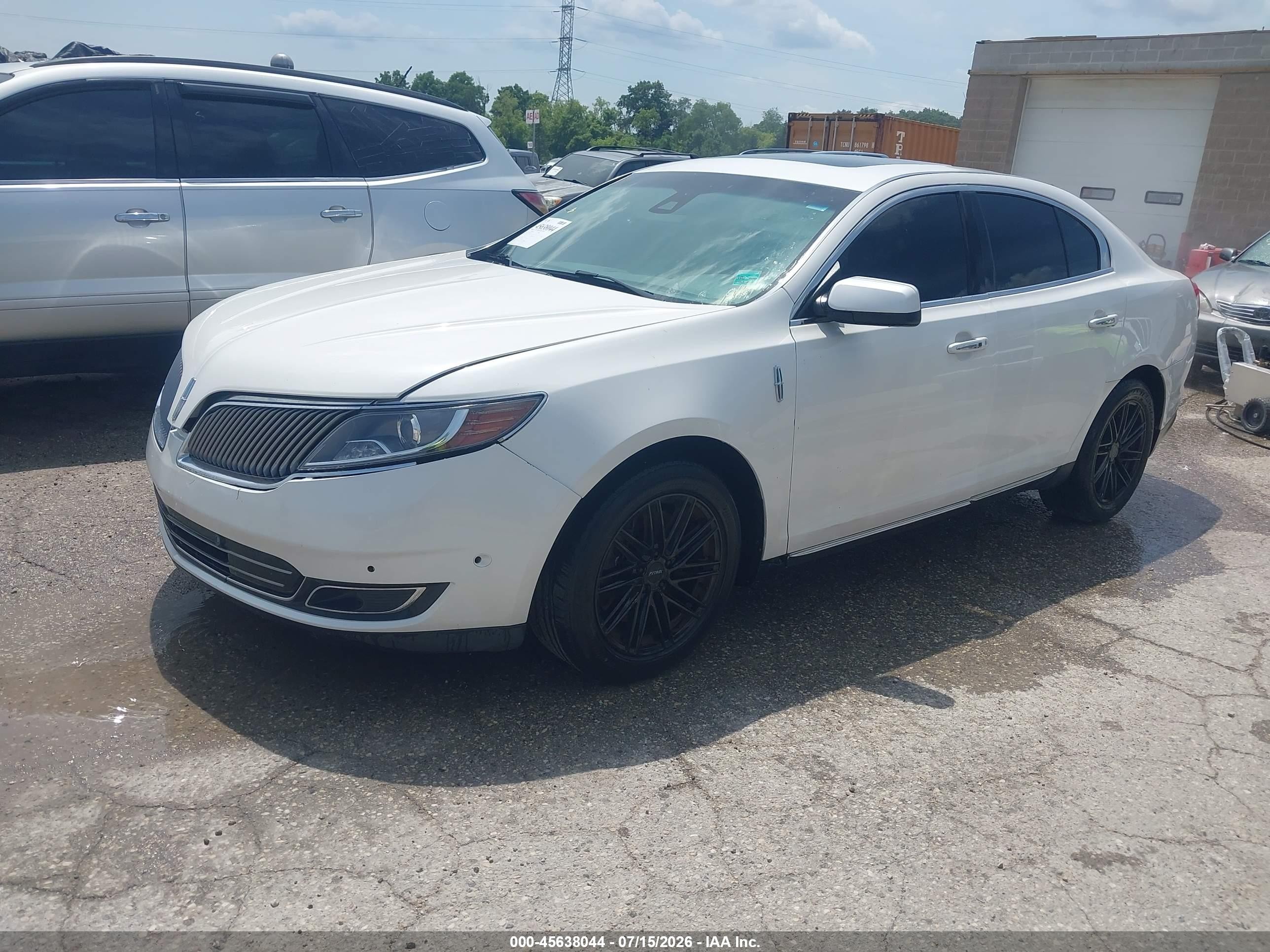 2013 Lincoln Mks Ecoboost Белый vin: 1LNHL9FT8DG615193