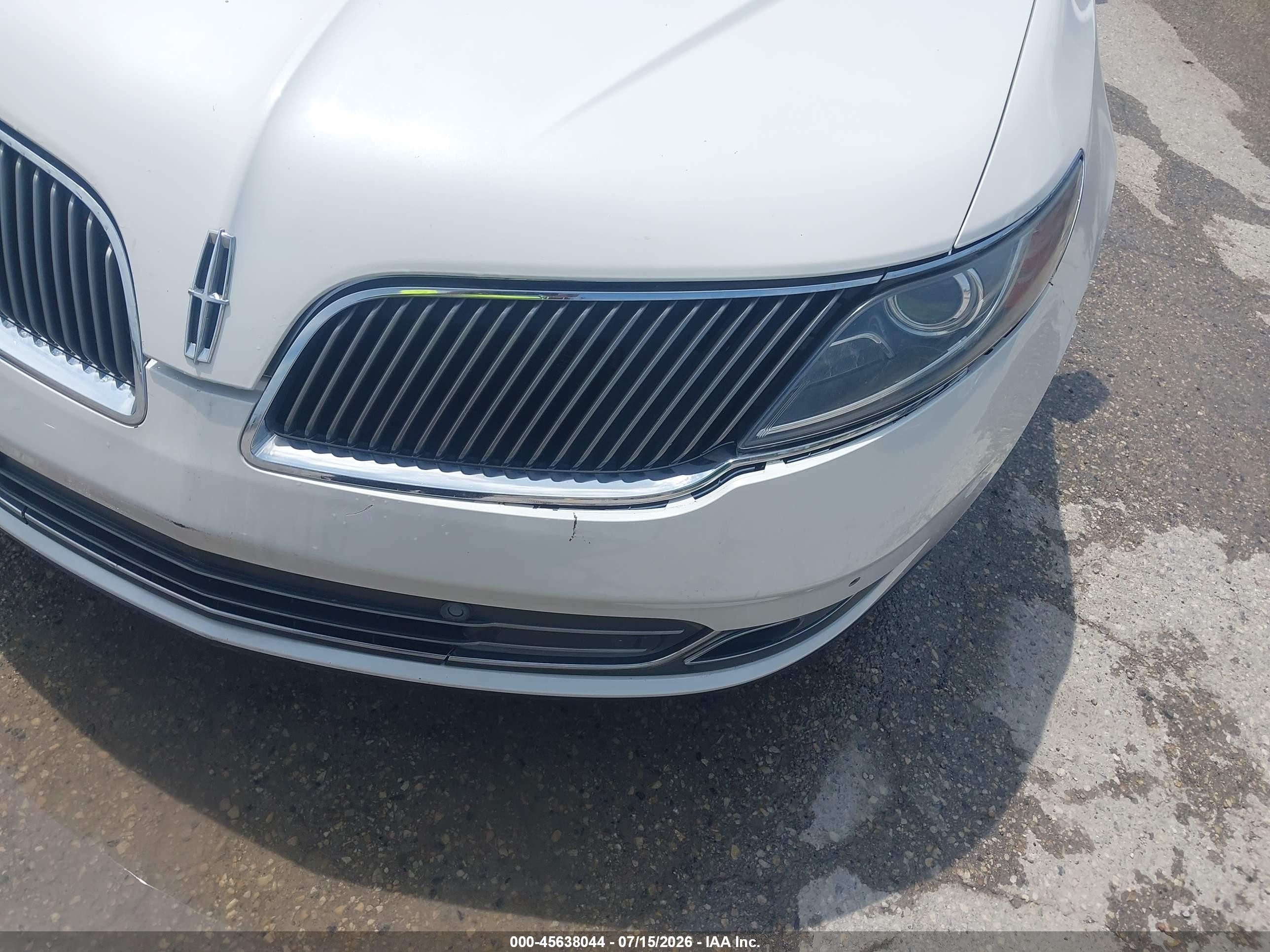 2013 Lincoln Mks Ecoboost Белый vin: 1LNHL9FT8DG615193