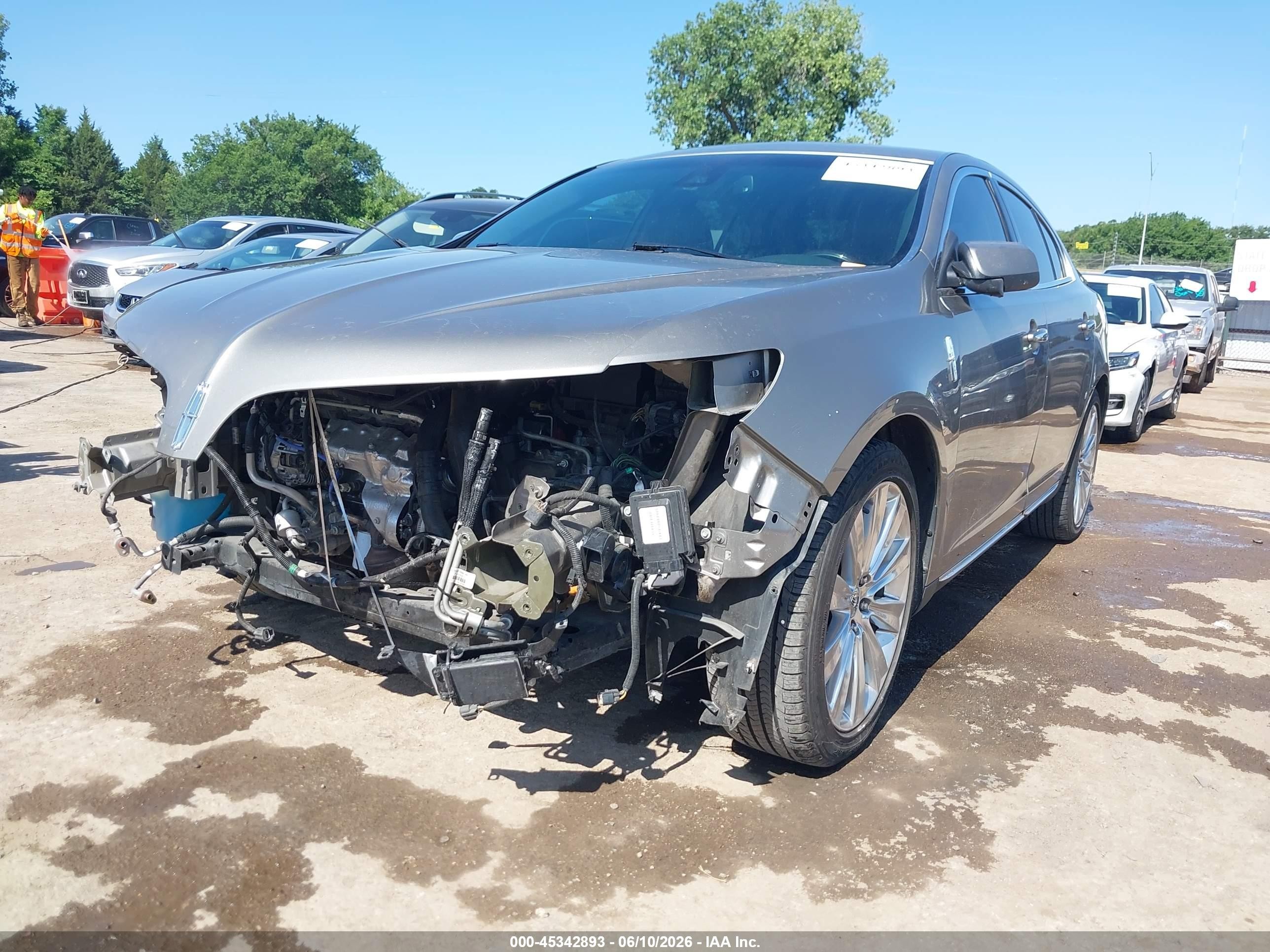 2015 Lincoln Mks Ecoboost Silver vin: 1LNHL9FT8FG601894