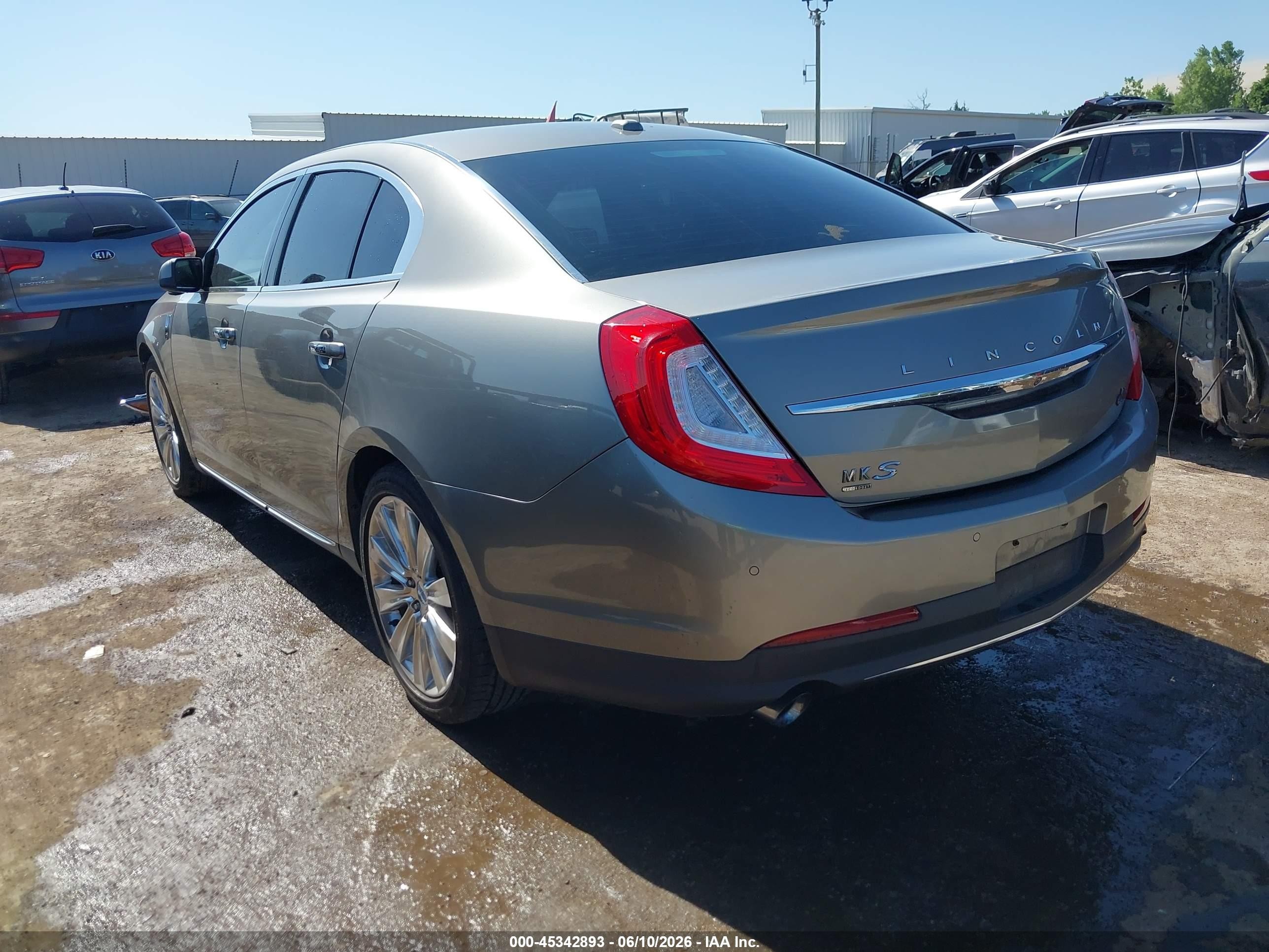 2015 Lincoln Mks Ecoboost Silver vin: 1LNHL9FT8FG601894