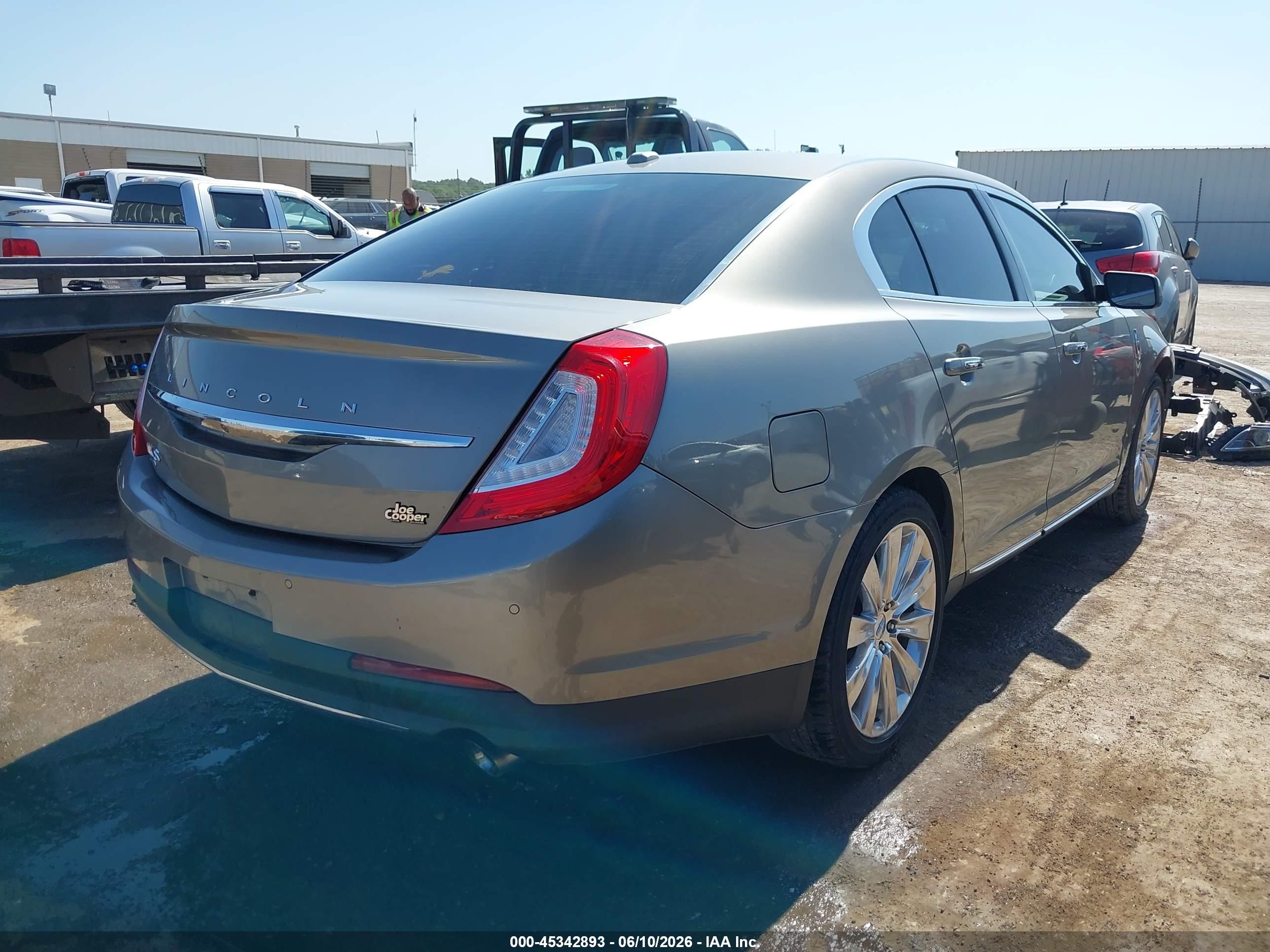 2015 Lincoln Mks Ecoboost Silver vin: 1LNHL9FT8FG601894