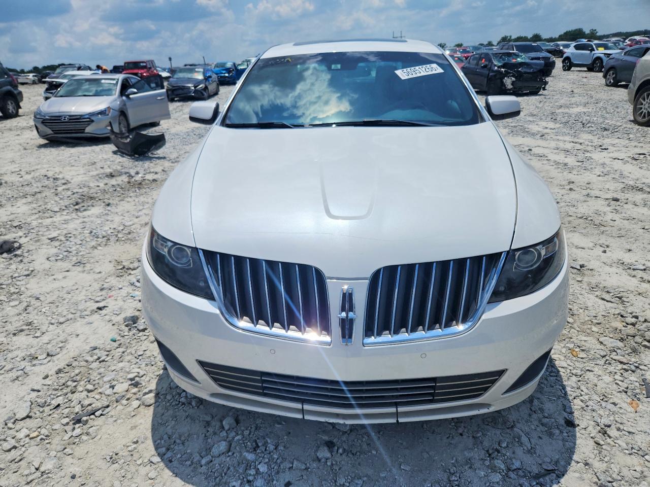 2012 Lincoln Mks White vin: 1LNHL9FT9CG804658
