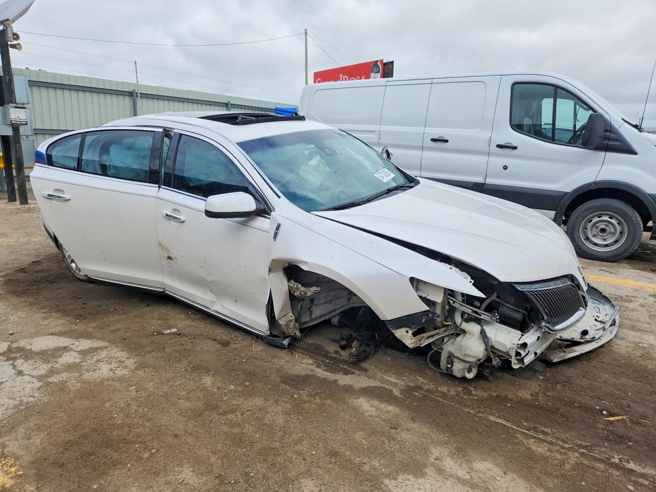 2015 Lincoln Mks White vin: 1LNHL9FT9FG603475