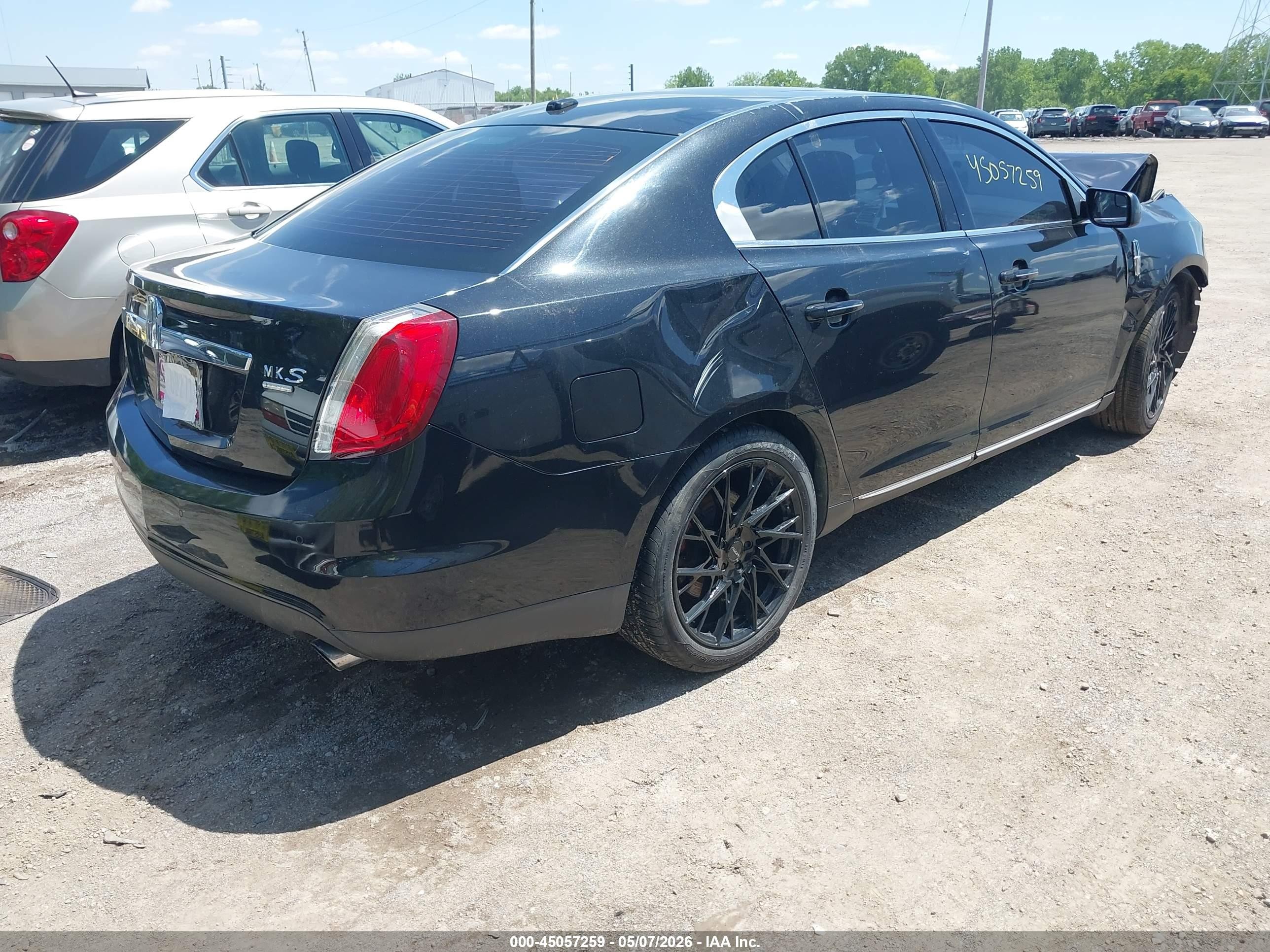 2011 Lincoln Mks Ecoboost Черный vin: 1LNHL9FTXBG600451