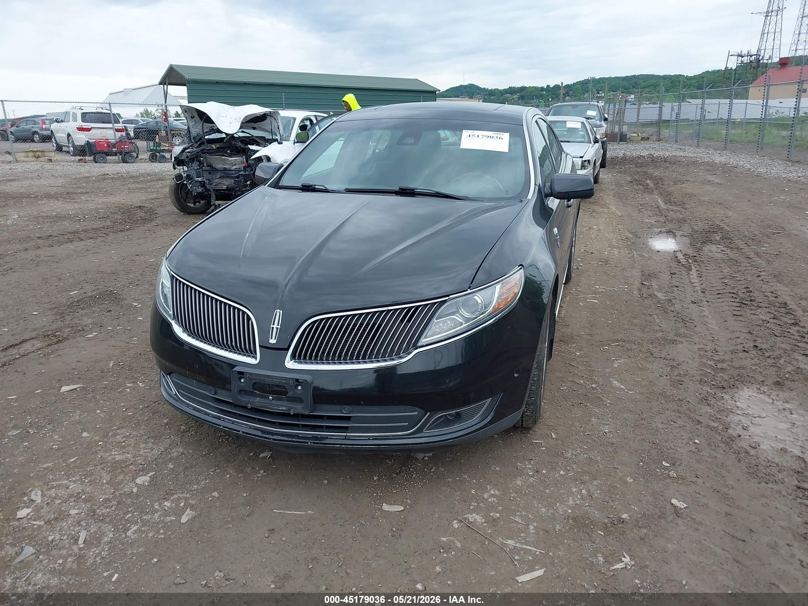 2013 Lincoln Mks Ecoboost Black vin: 1LNHL9FTXDG610027