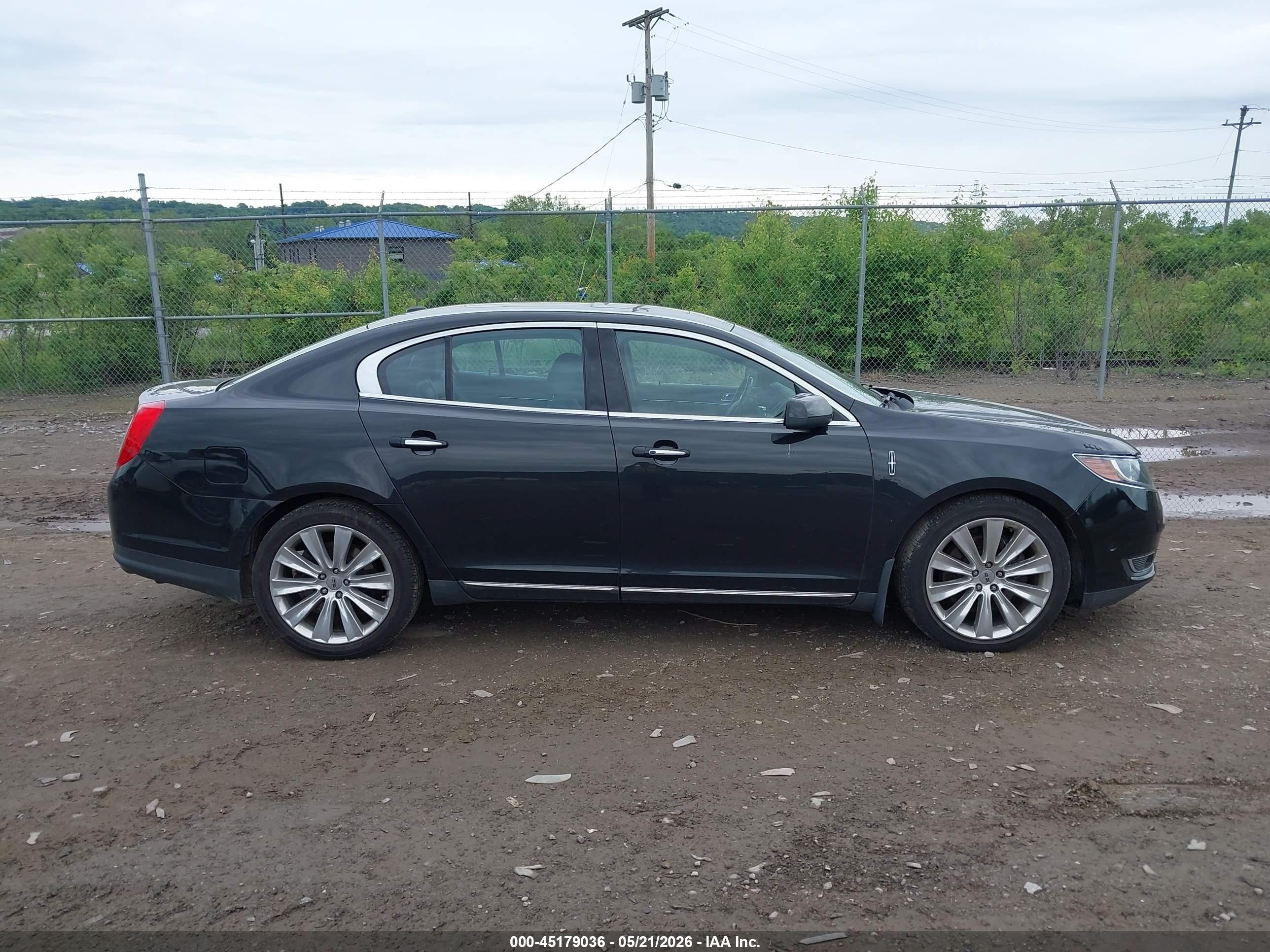 2013 Lincoln Mks Ecoboost Black vin: 1LNHL9FTXDG610027