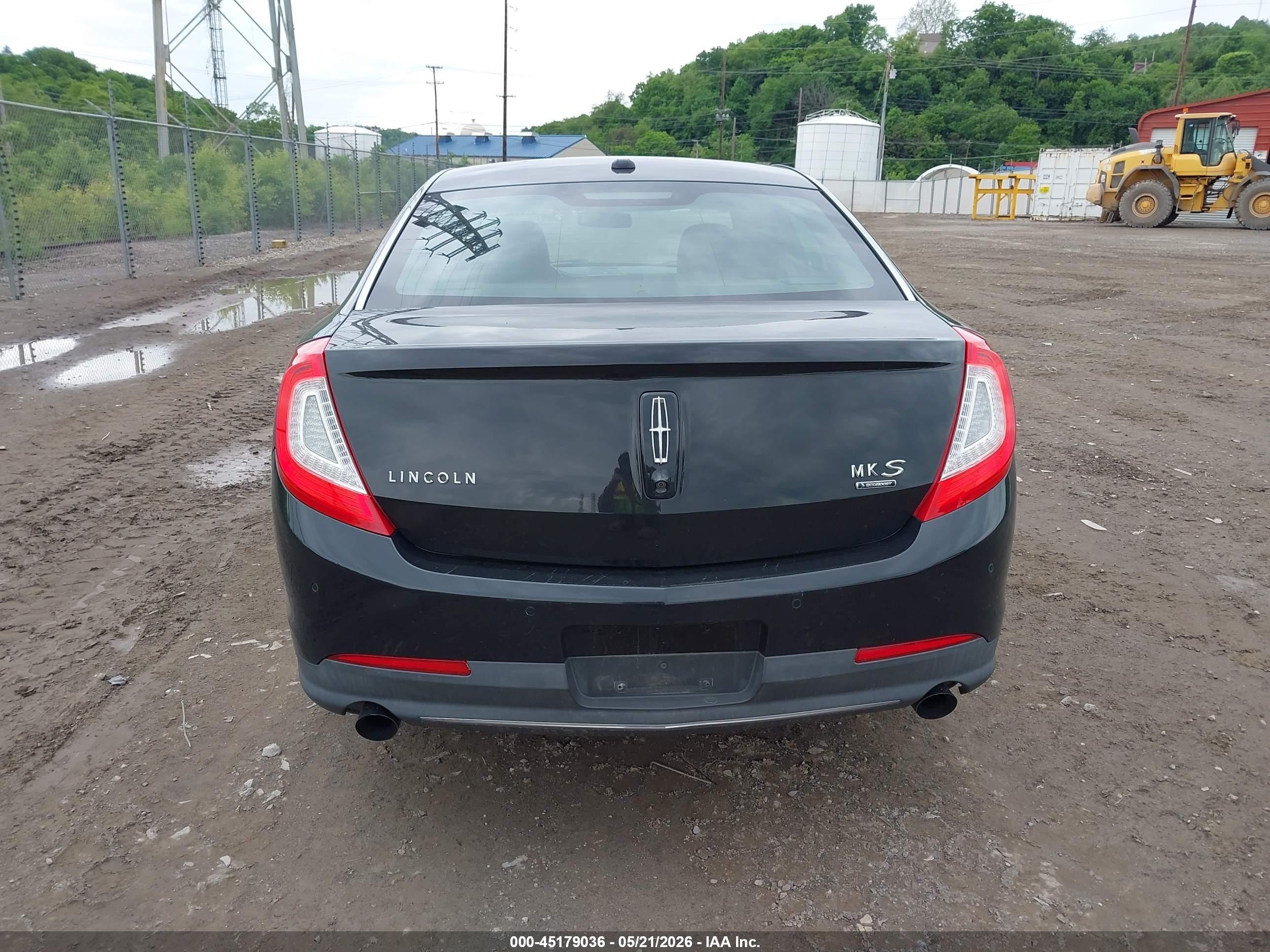 2013 Lincoln Mks Ecoboost Black vin: 1LNHL9FTXDG610027