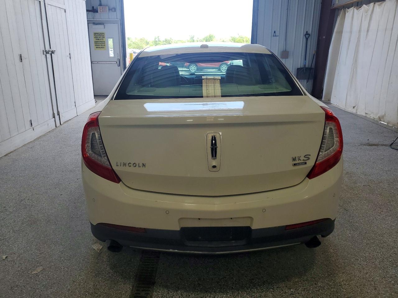 2013 Lincoln Mks White vin: 1LNHL9FTXDG616412