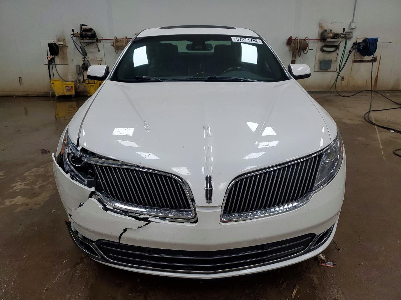 2013 Lincoln Mks White vin: 1LNHL9FTXDG617754