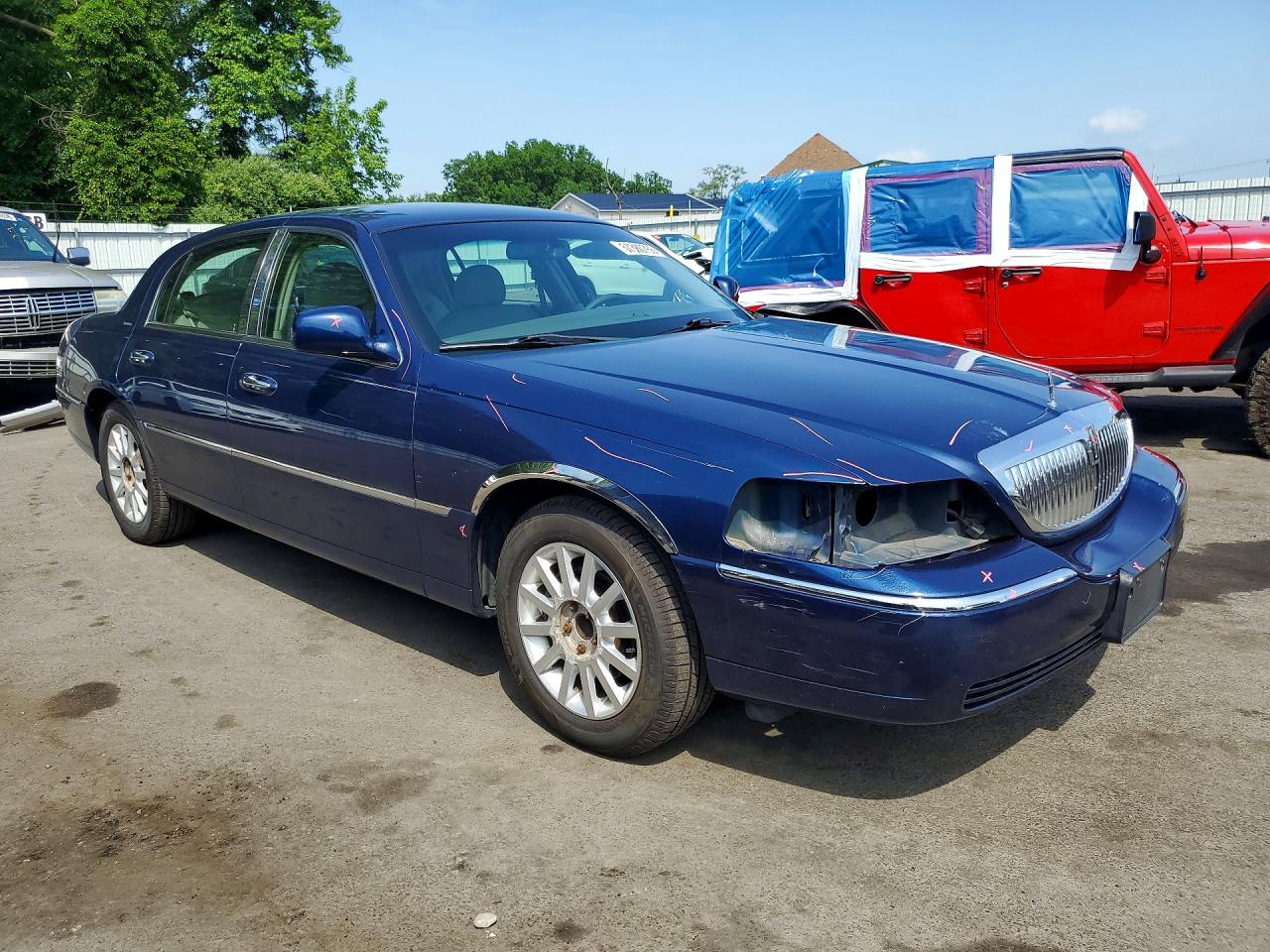2007 Lincoln Town Car Signature Синий vin: 1LNHM81V77Y610209