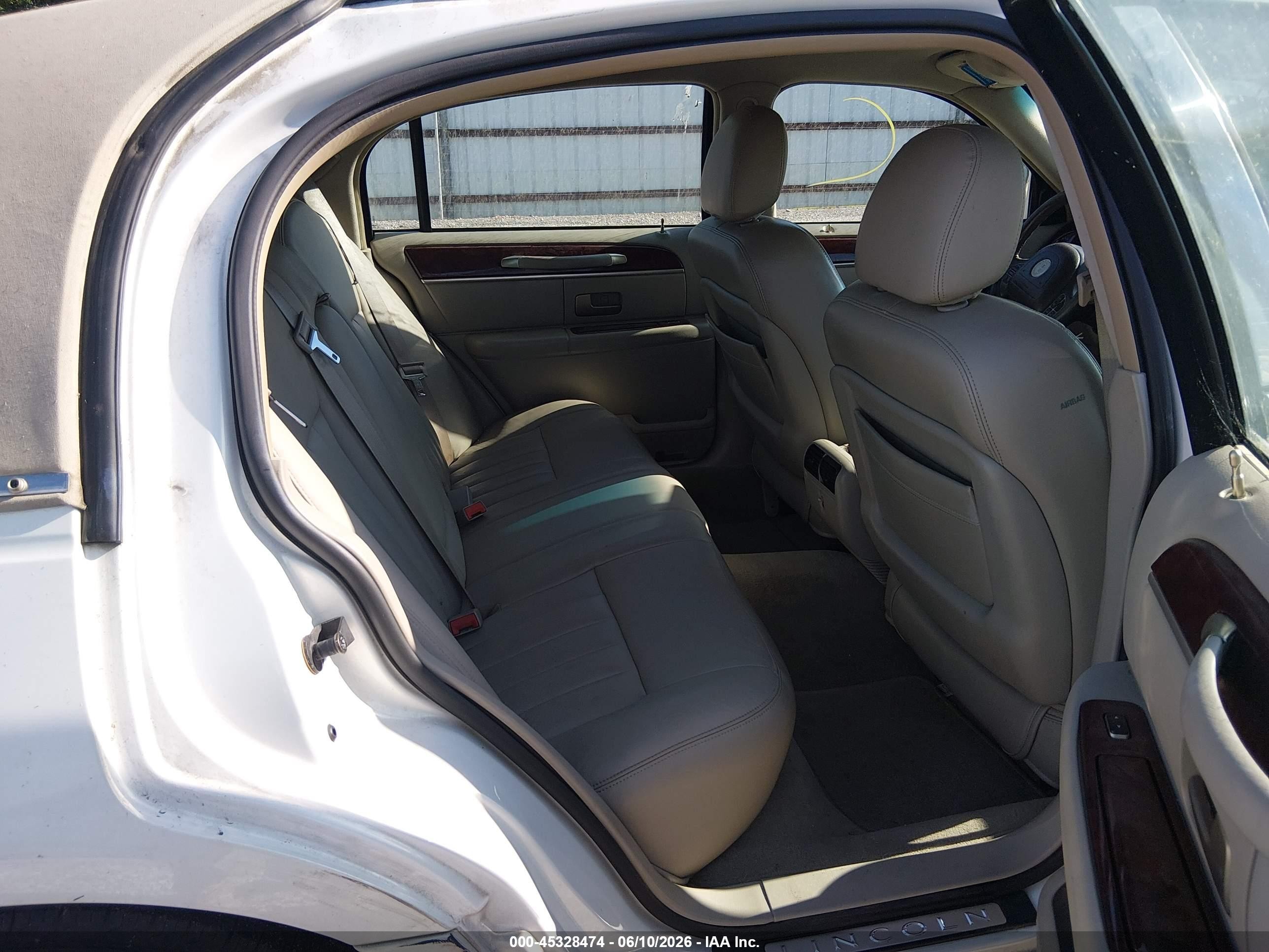 2003 Lincoln Town Car Executive White vin: 1LNHM81W53Y640845