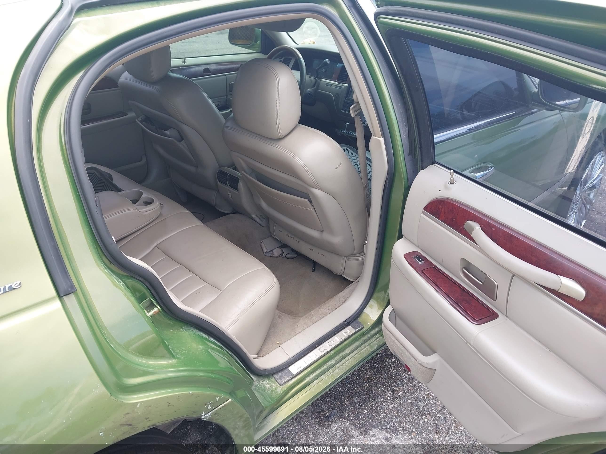 2003 Lincoln Town Car Signature Зеленый vin: 1LNHM82W43Y644240