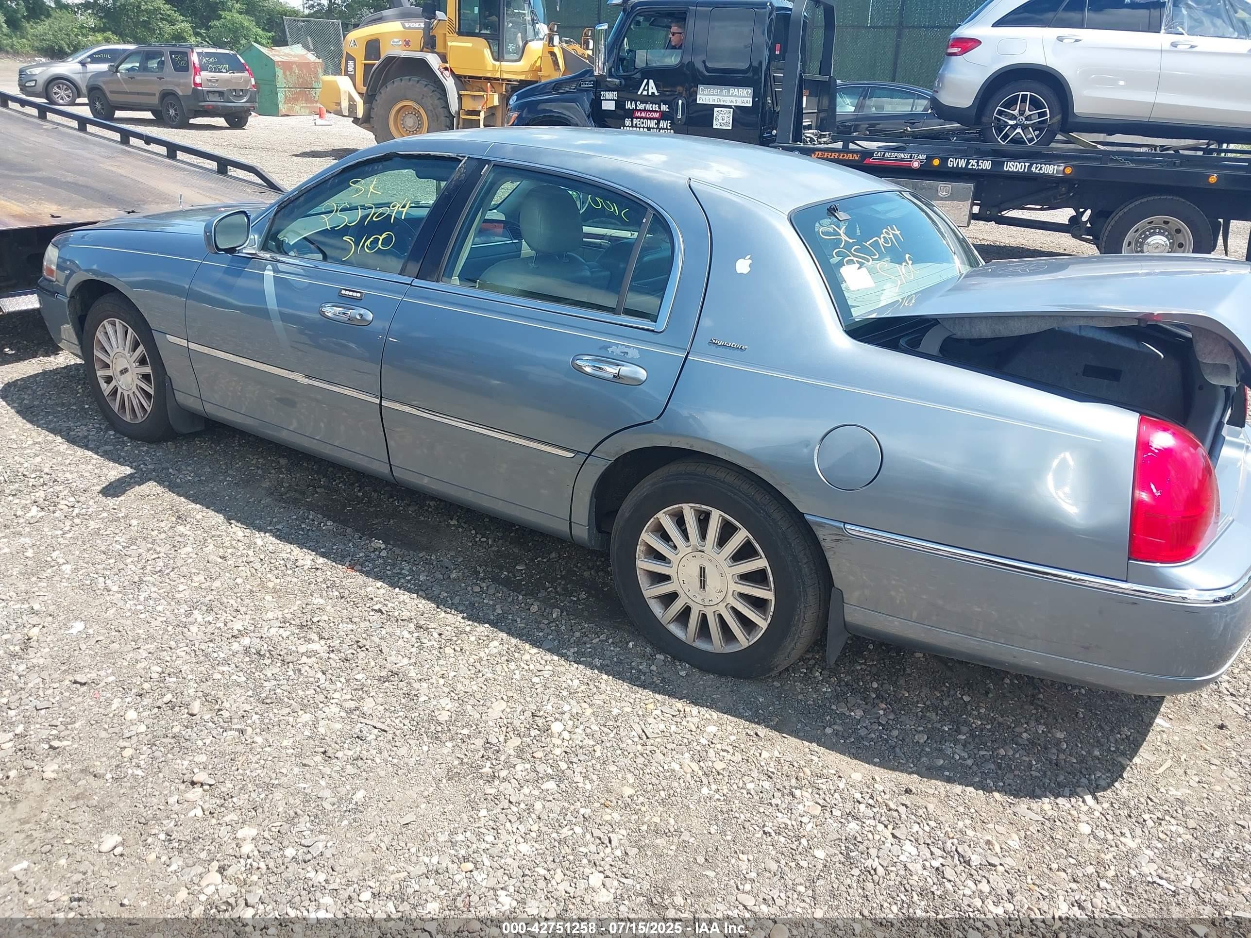 2003 Lincoln Town Car Signature Синий vin: 1LNHM82W63Y648449