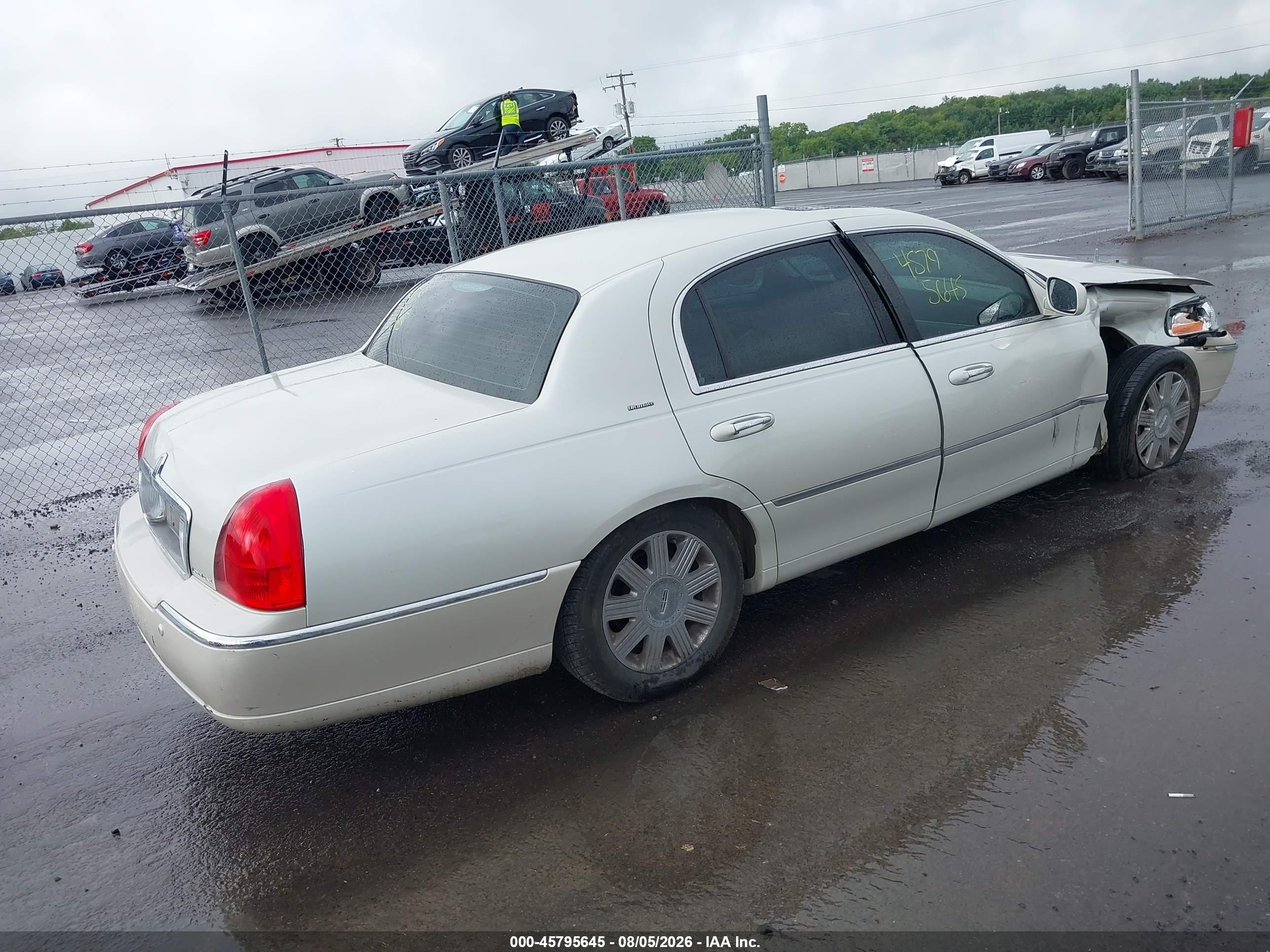 2004 Lincoln Town Car Ultimate White vin: 1LNHM83W64Y618111