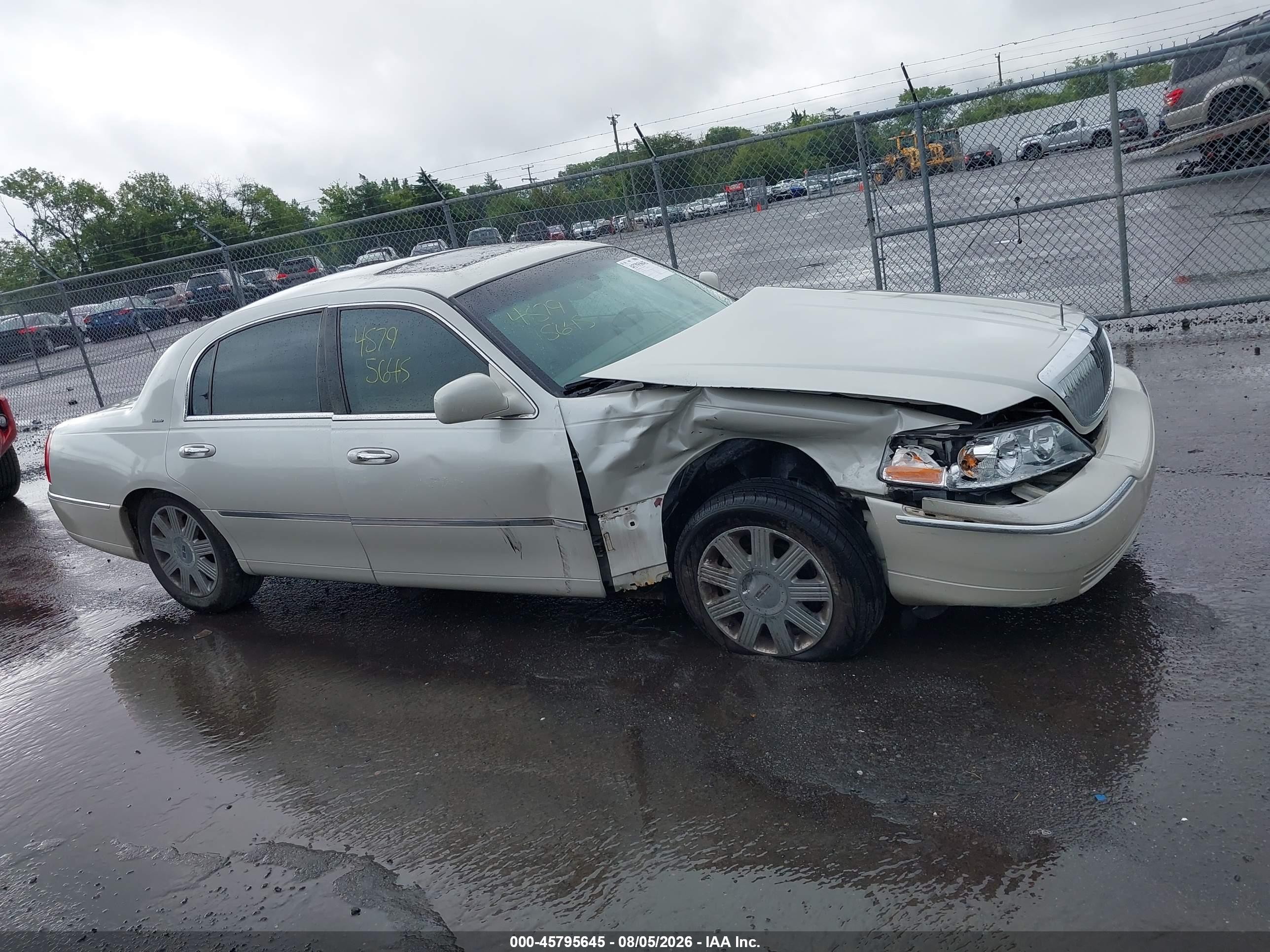 2004 Lincoln Town Car Ultimate White vin: 1LNHM83W64Y618111