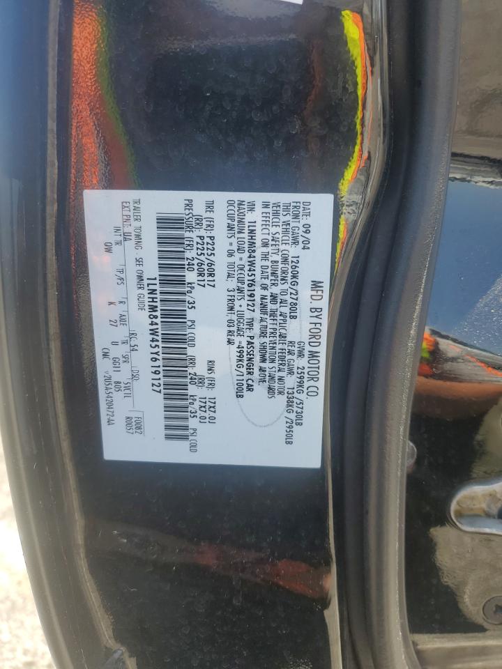 2005 Lincoln Town Car Executive L Black vin: 1LNHM84W45Y619127