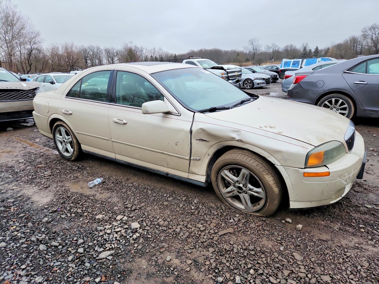 2001 Lincoln Ls Tan vin: 1LNHM86S01Y686215