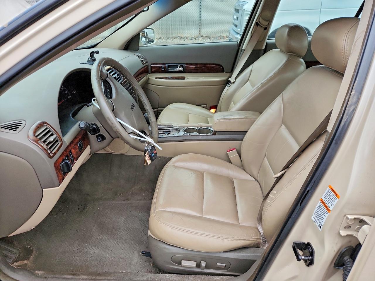 2001 Lincoln Ls Tan vin: 1LNHM86S01Y686215