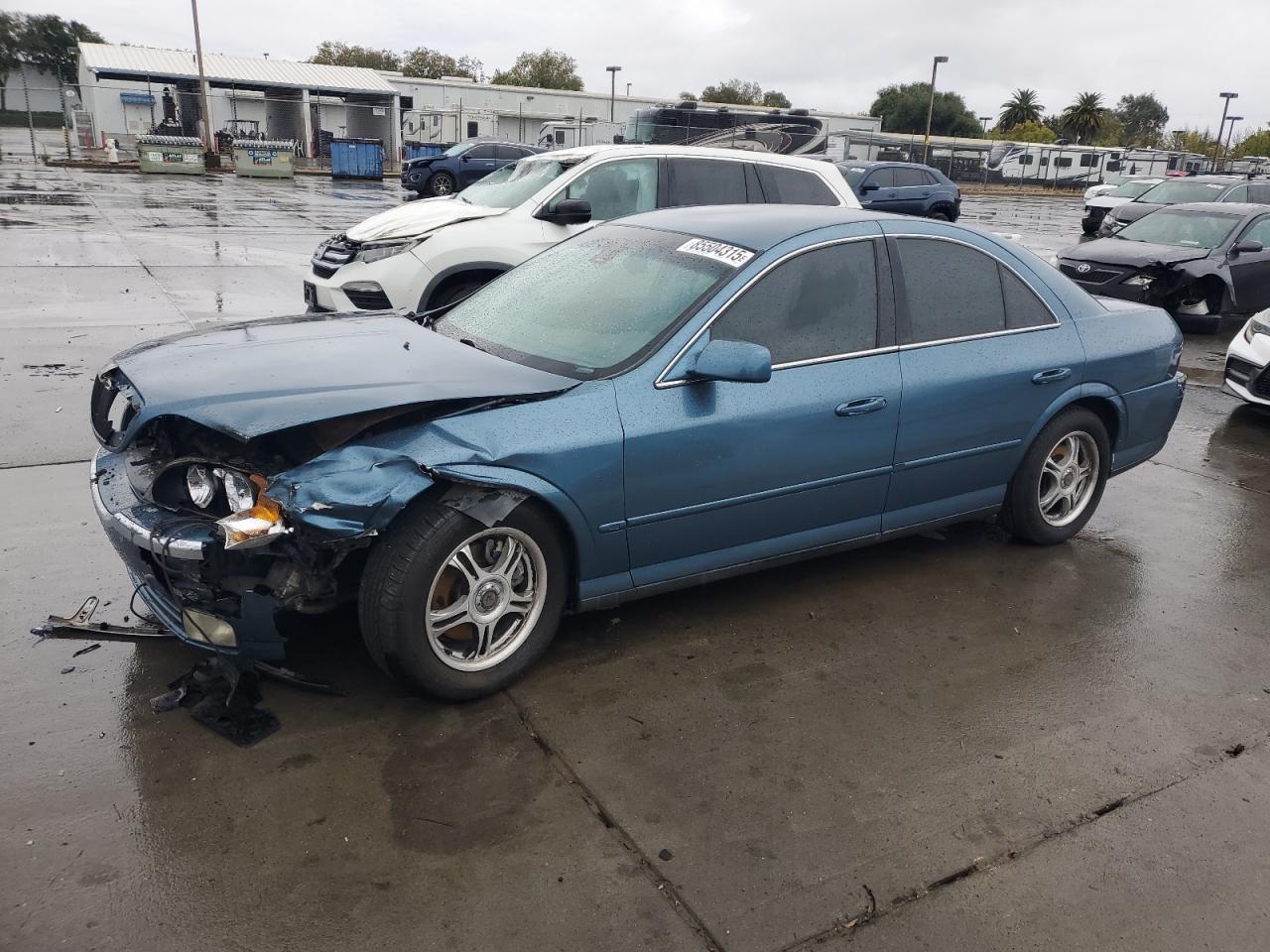 2001 Lincoln Ls Blue vin: 1LNHM86S01Y705555