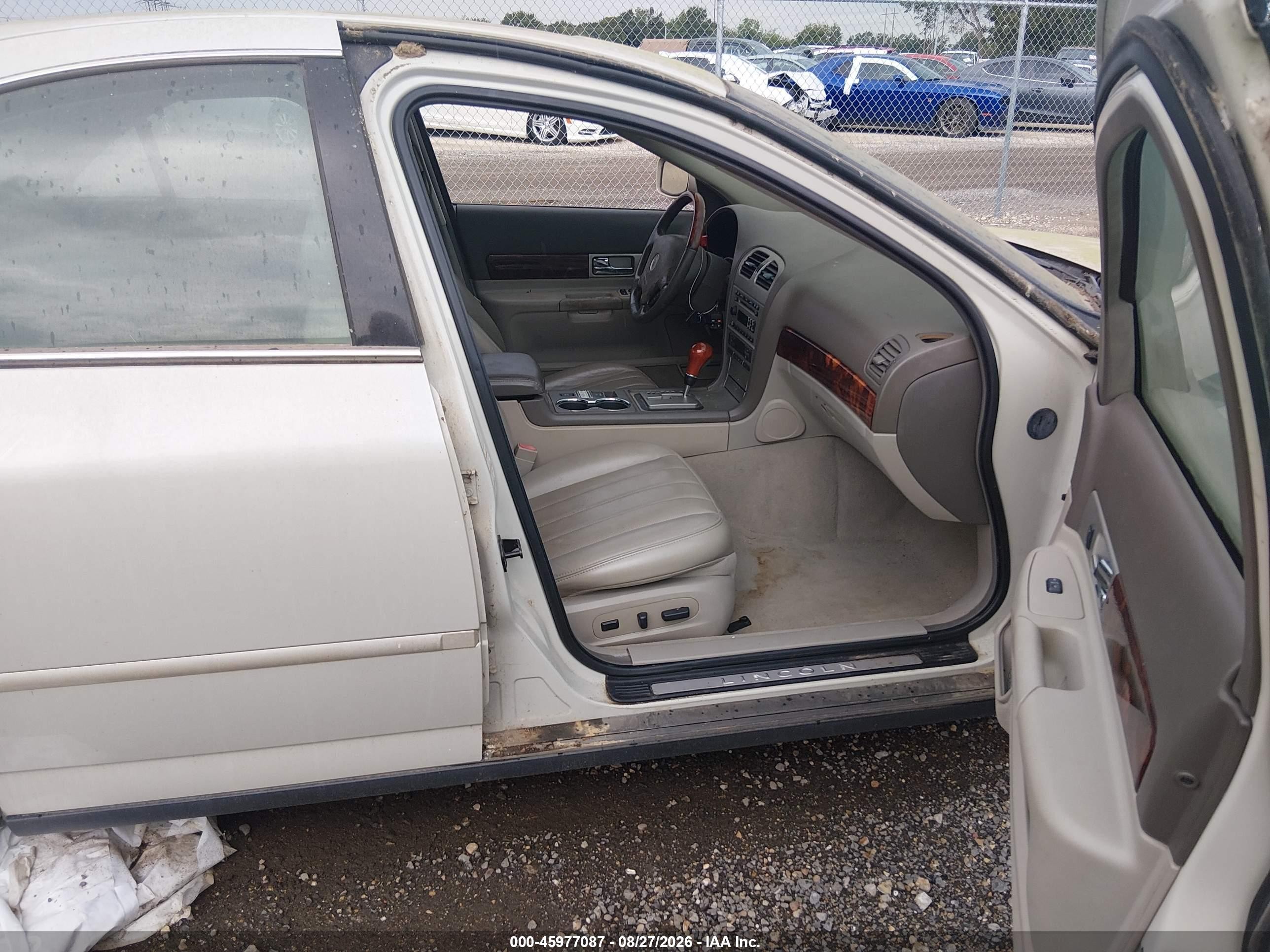2004 Lincoln Ls V6 Белый vin: 1LNHM86S04Y617142