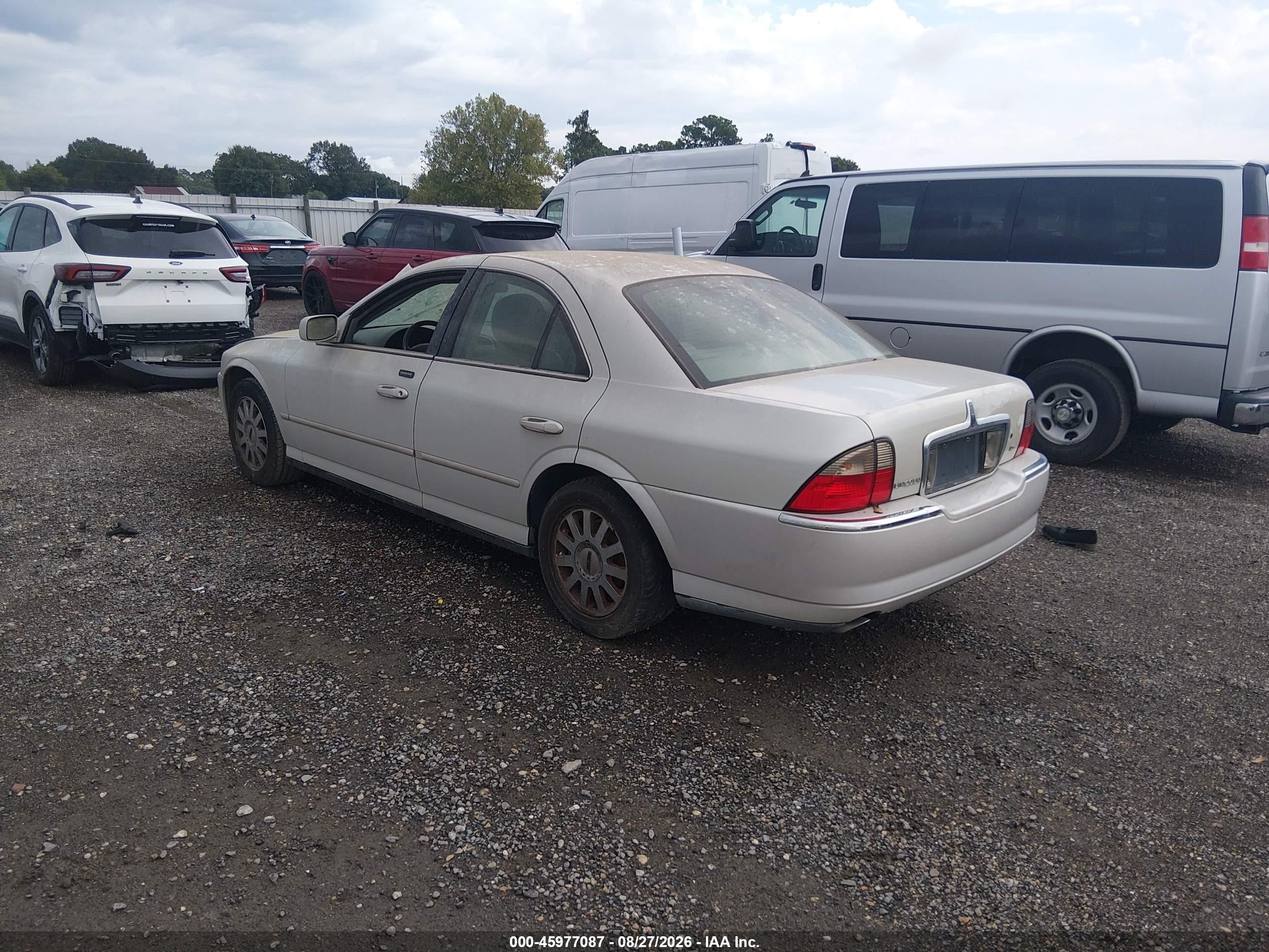 2004 Lincoln Ls V6 Белый vin: 1LNHM86S04Y617142